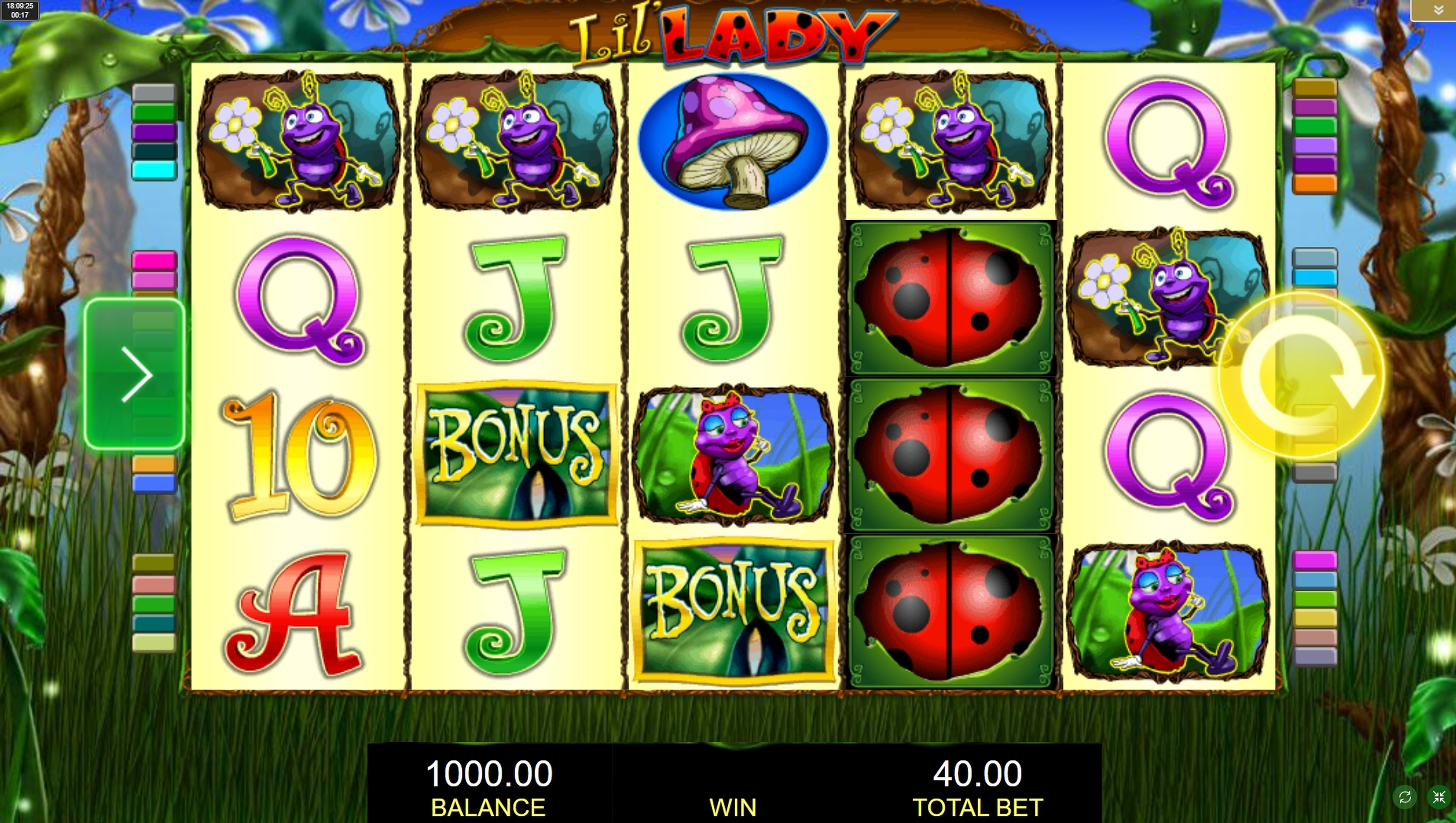 Reels in Lil' Lady Slot Game by IGT