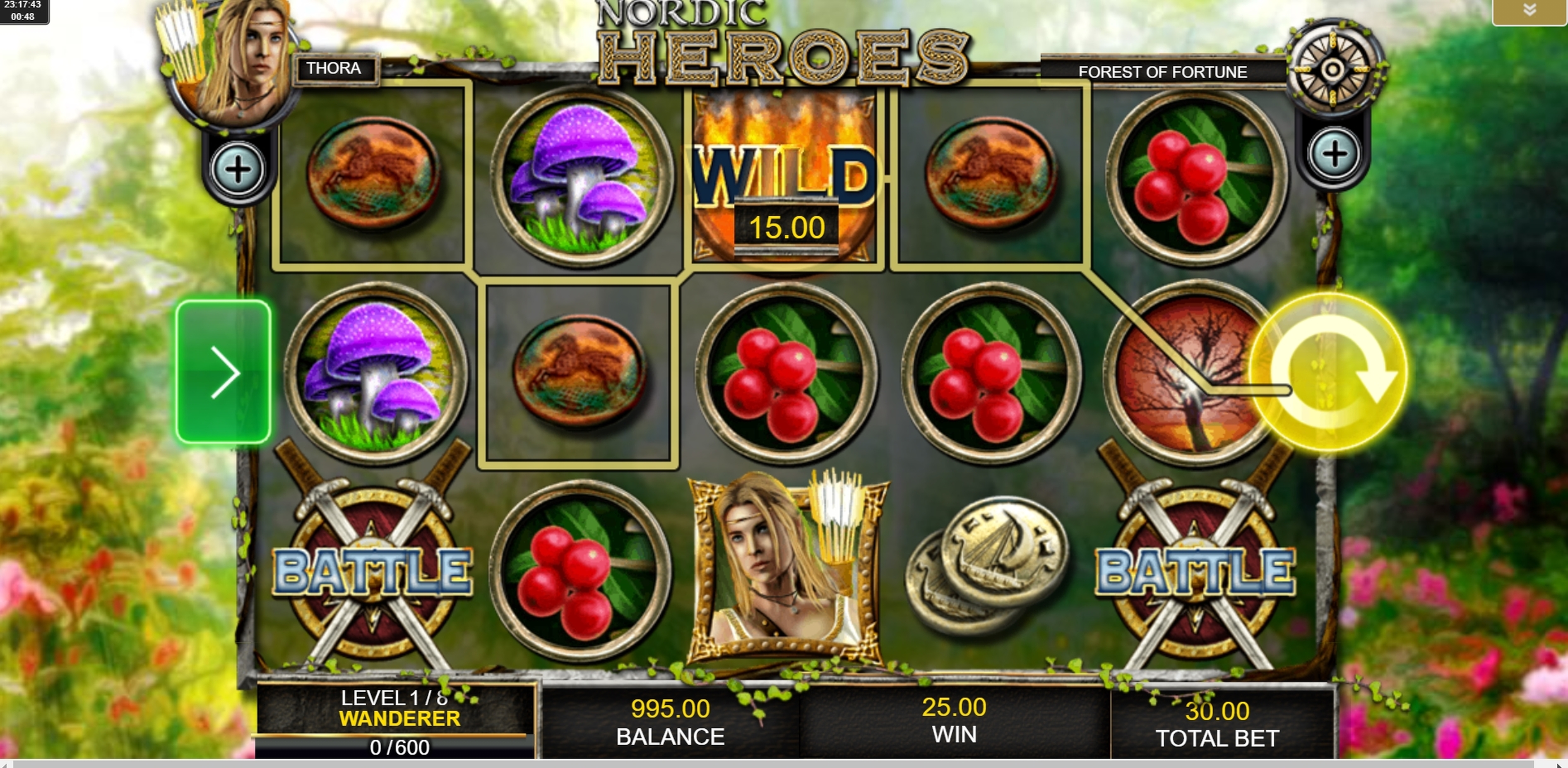 Win Money in Nordic Heroes Free Slot Game by IGT