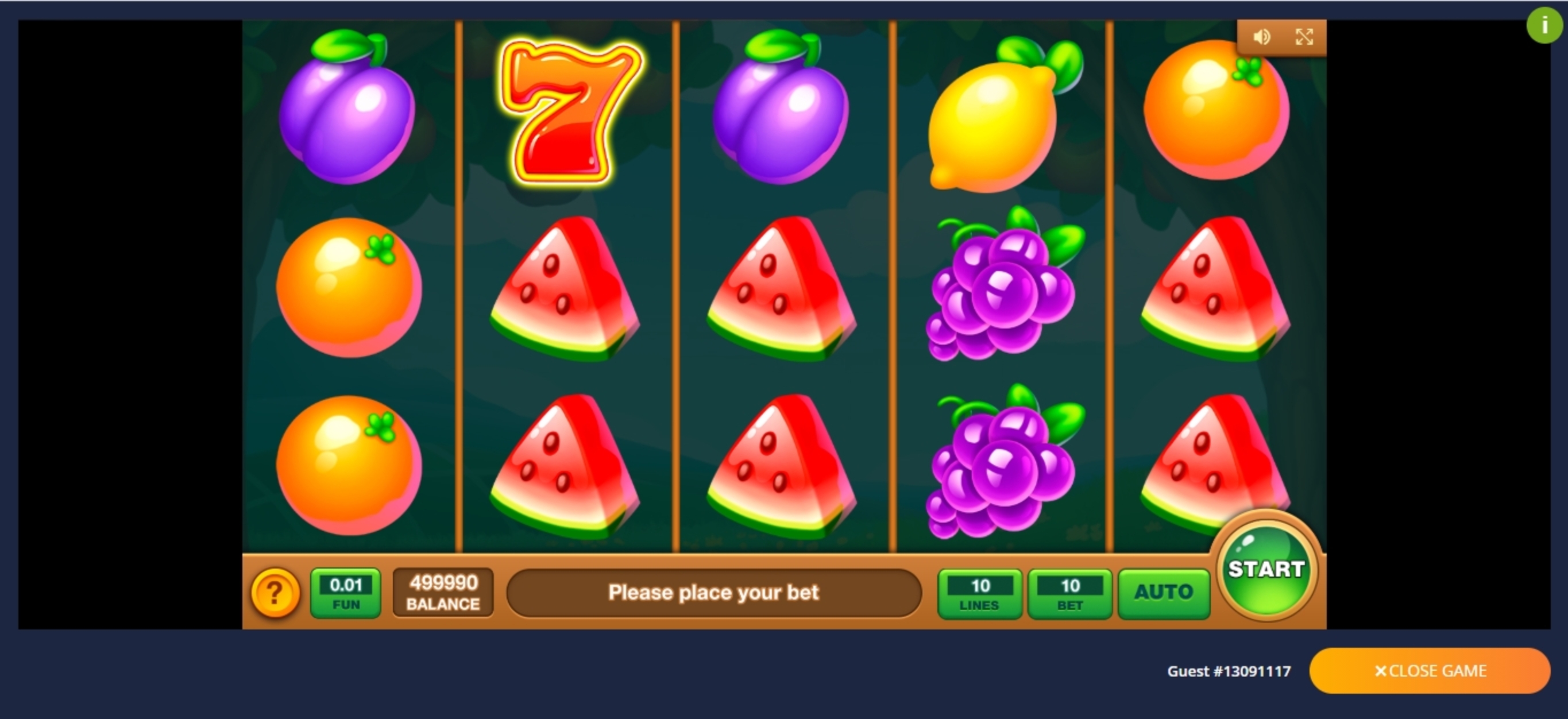 Reels in Fruit Scapes Slot Game by Inbet Games