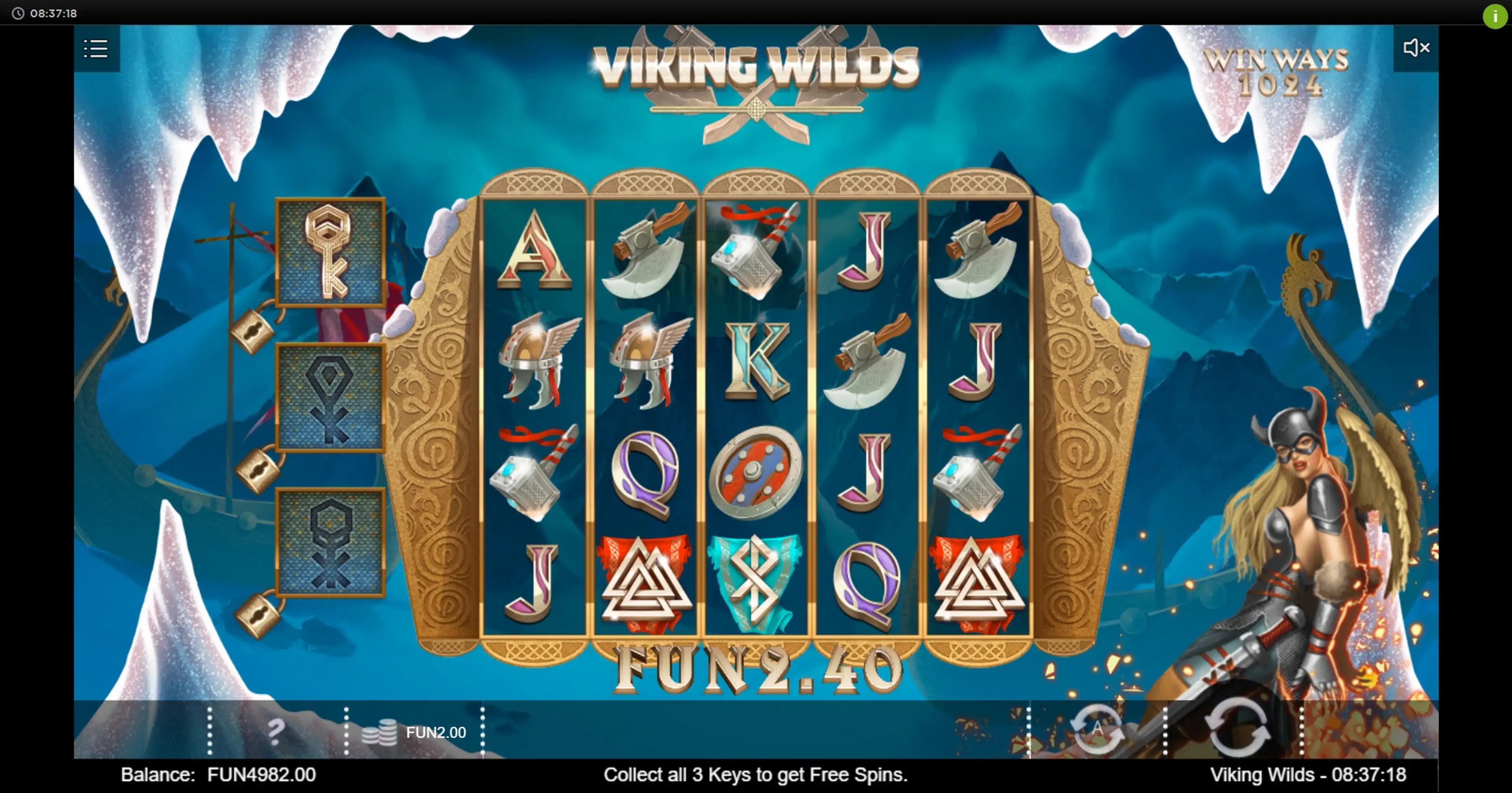 Win Money in Viking Wilds Free Slot Game by Iron Dog Studios