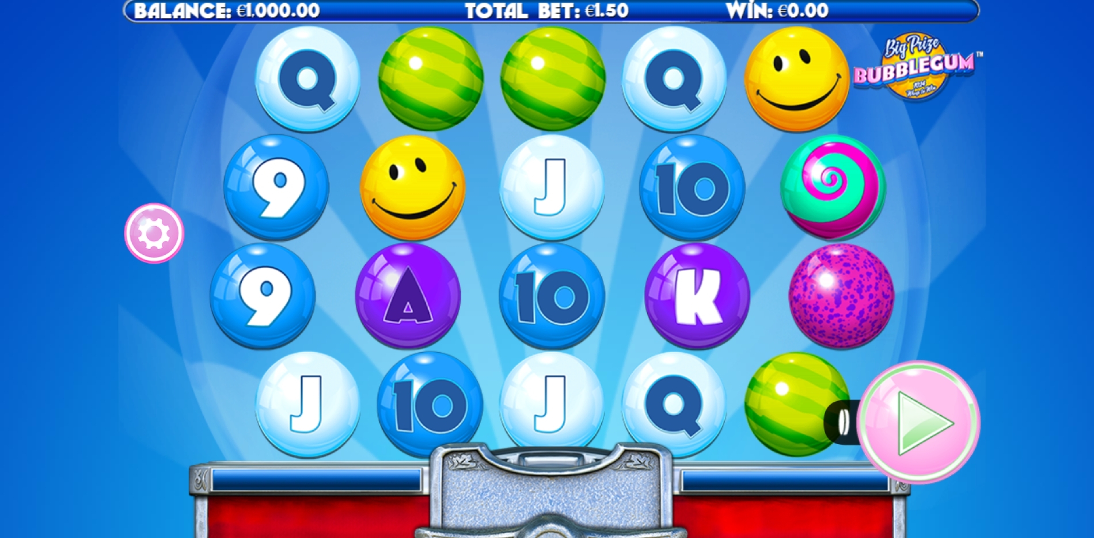Reels in Big Prize Bubblegum Slot Game by Incredible Technologies