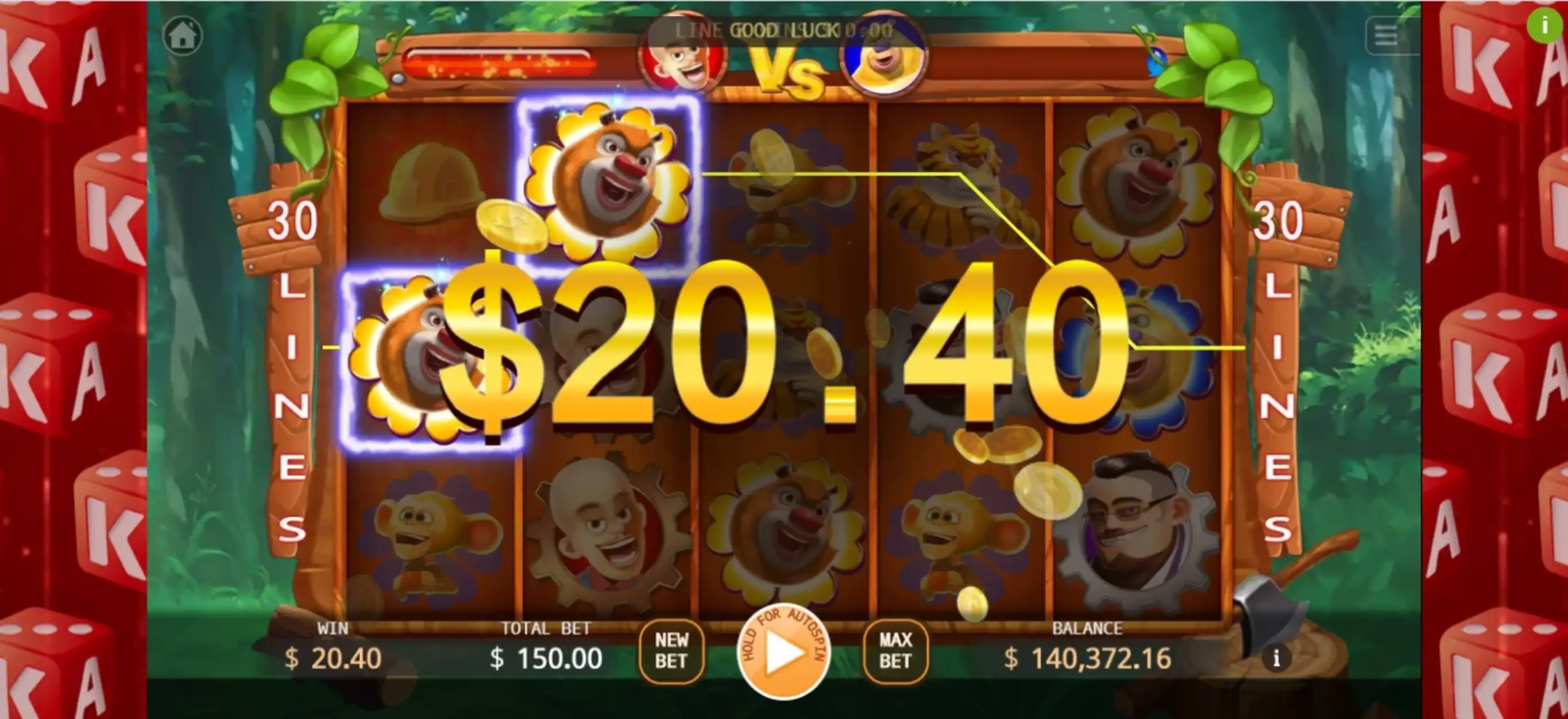 Win Money in Wild Vick Free Slot Game by KA Gaming