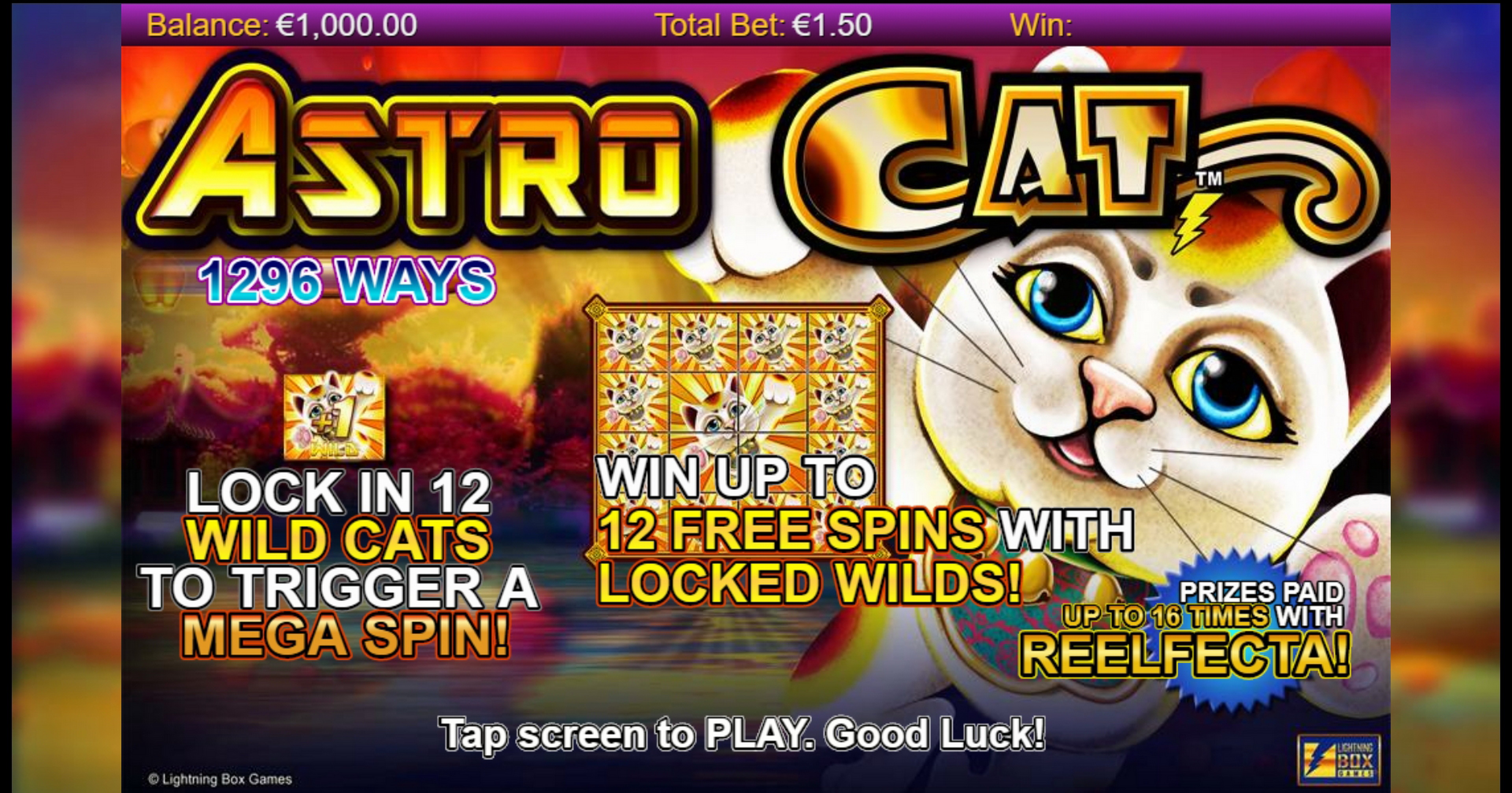 Play Astro Cat Free Casino Slot Game by Lightning Box