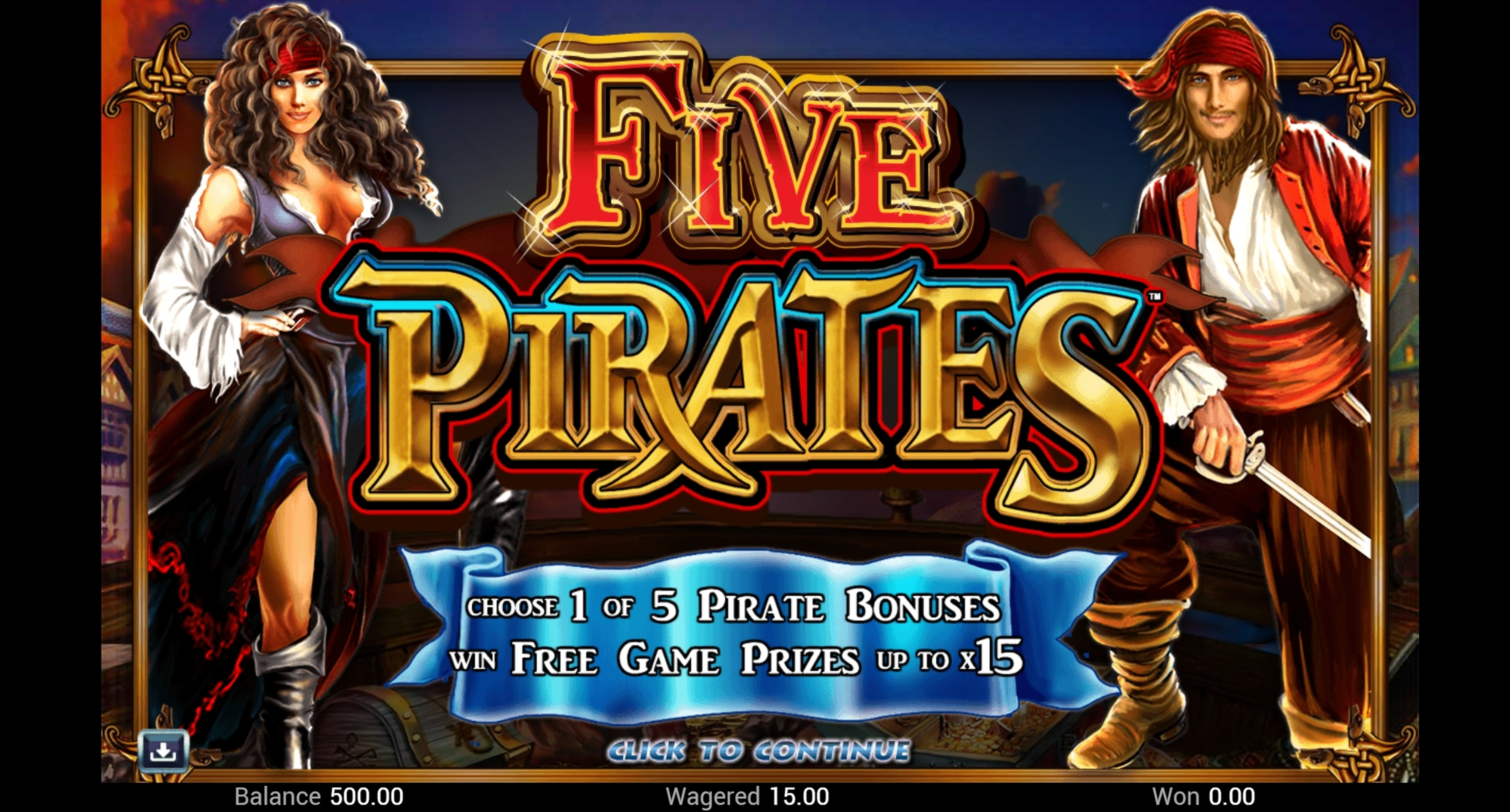 Play Five Pirates Free Casino Slot Game by Lightning Box