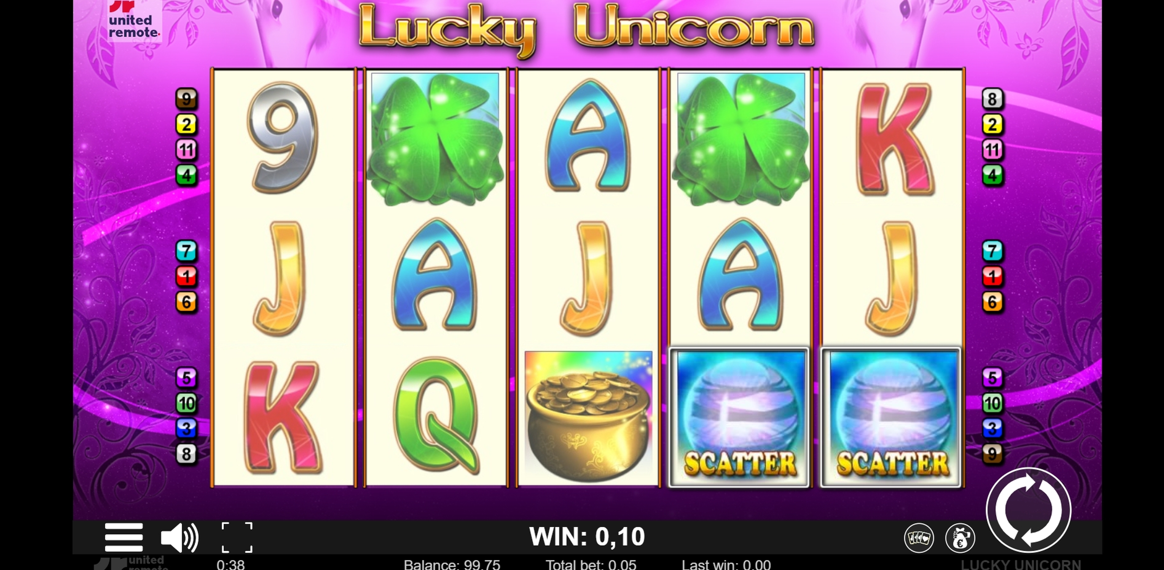 Win Money in Lucky Unicorn Free Slot Game by LionLine