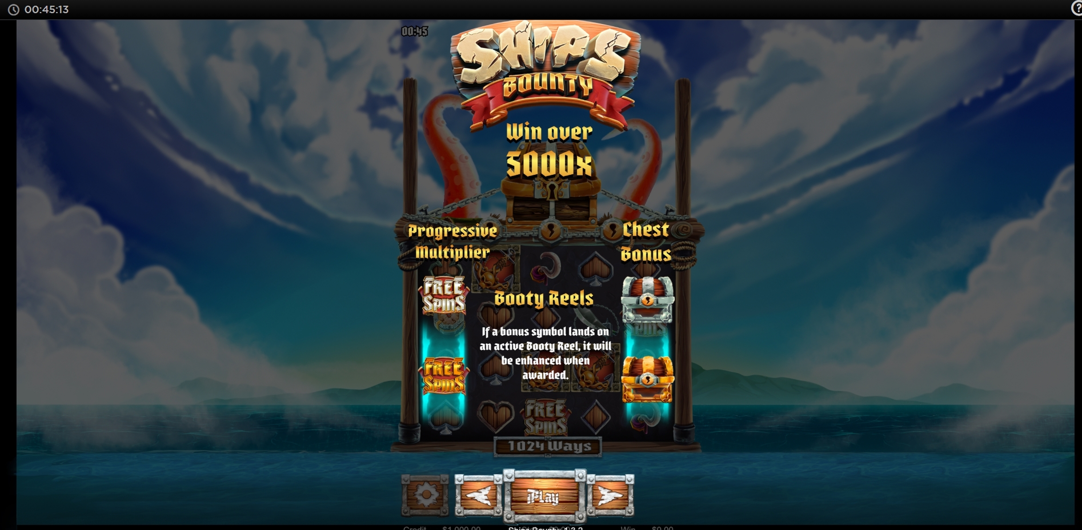 Play Ships Bounty Free Casino Slot Game by Live 5 Gaming
