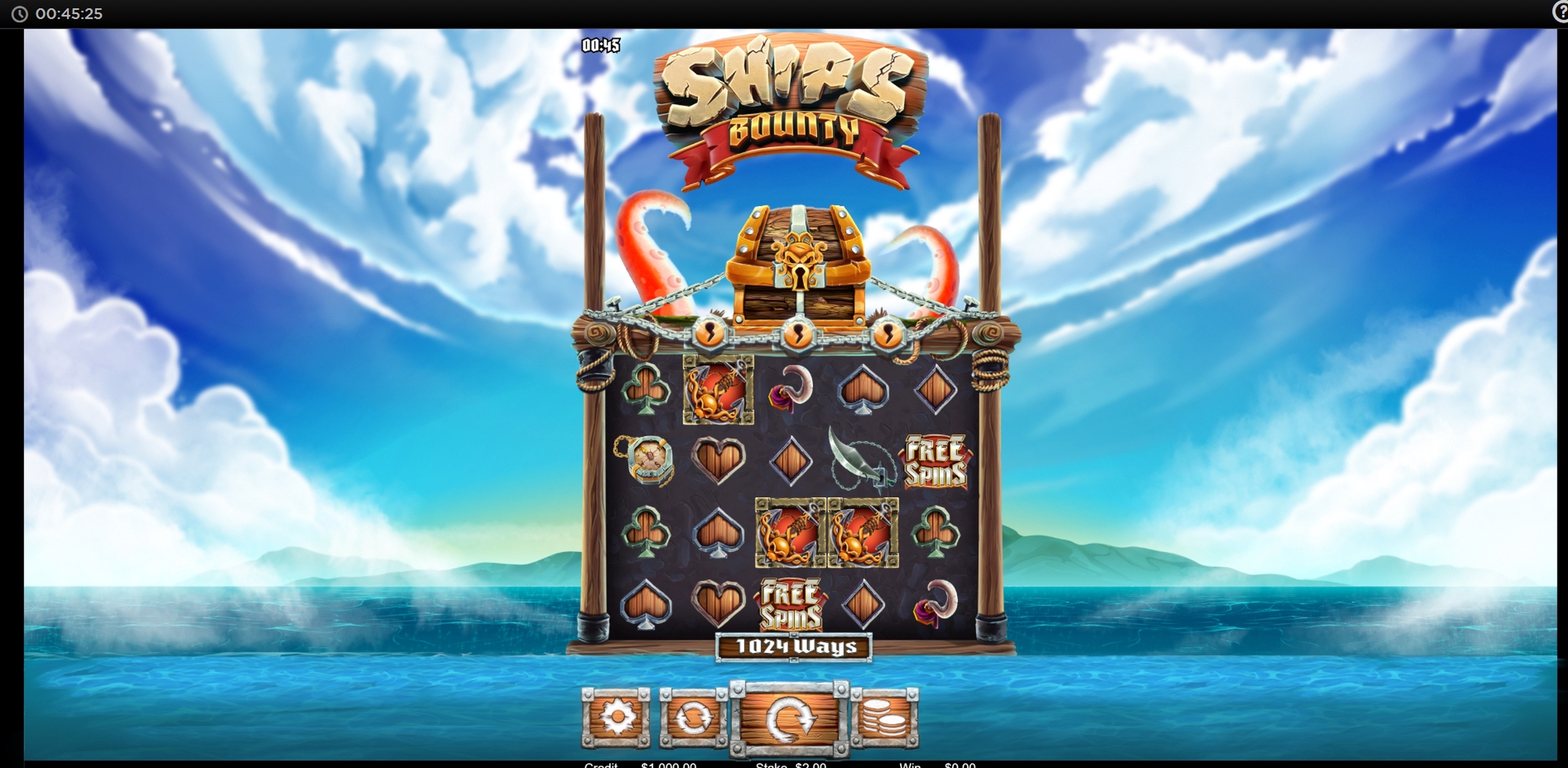 Reels in Ships Bounty Slot Game by Live 5 Gaming