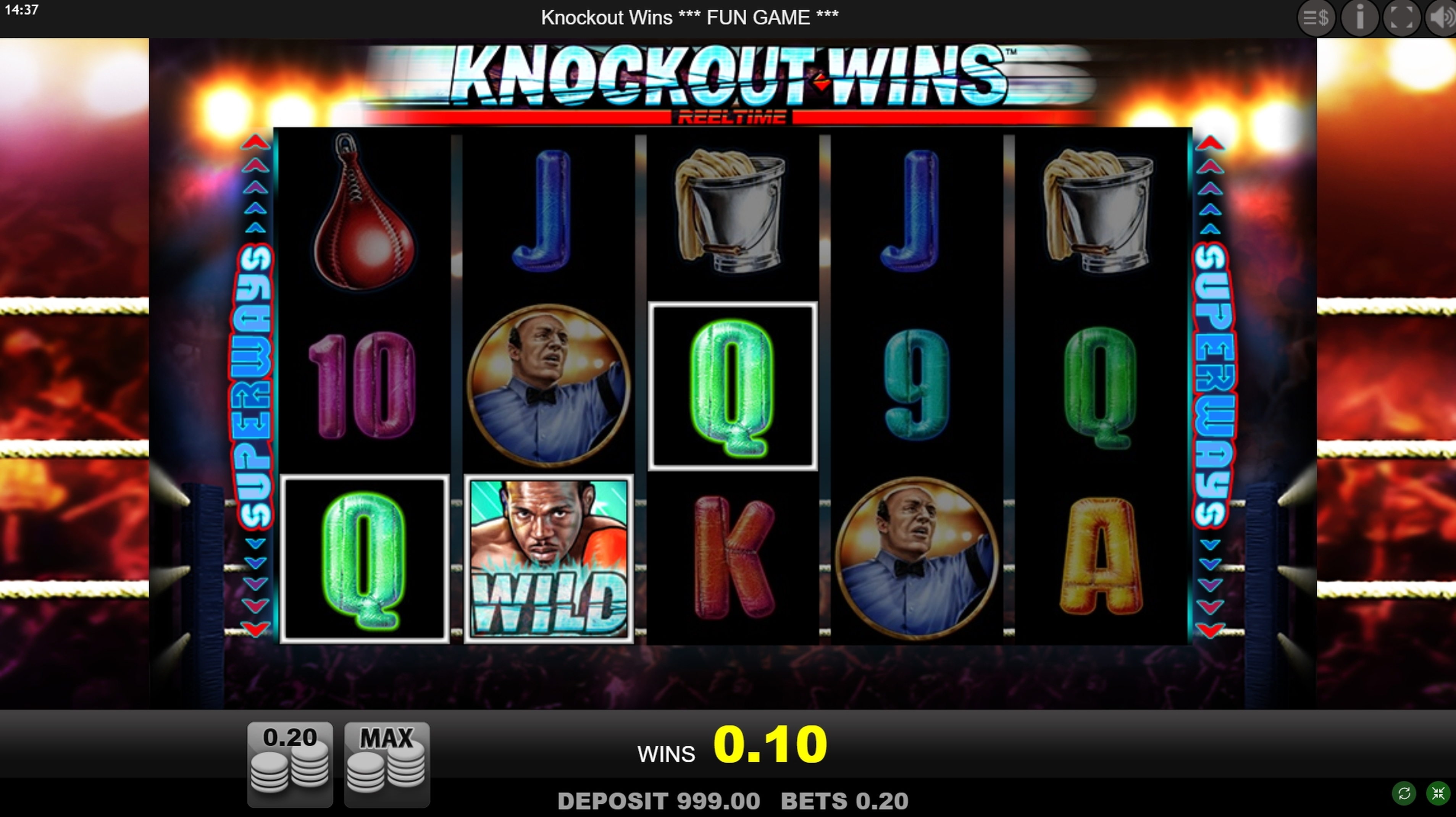 Win Money in Knockout Wins Free Slot Game by Merkur Gaming