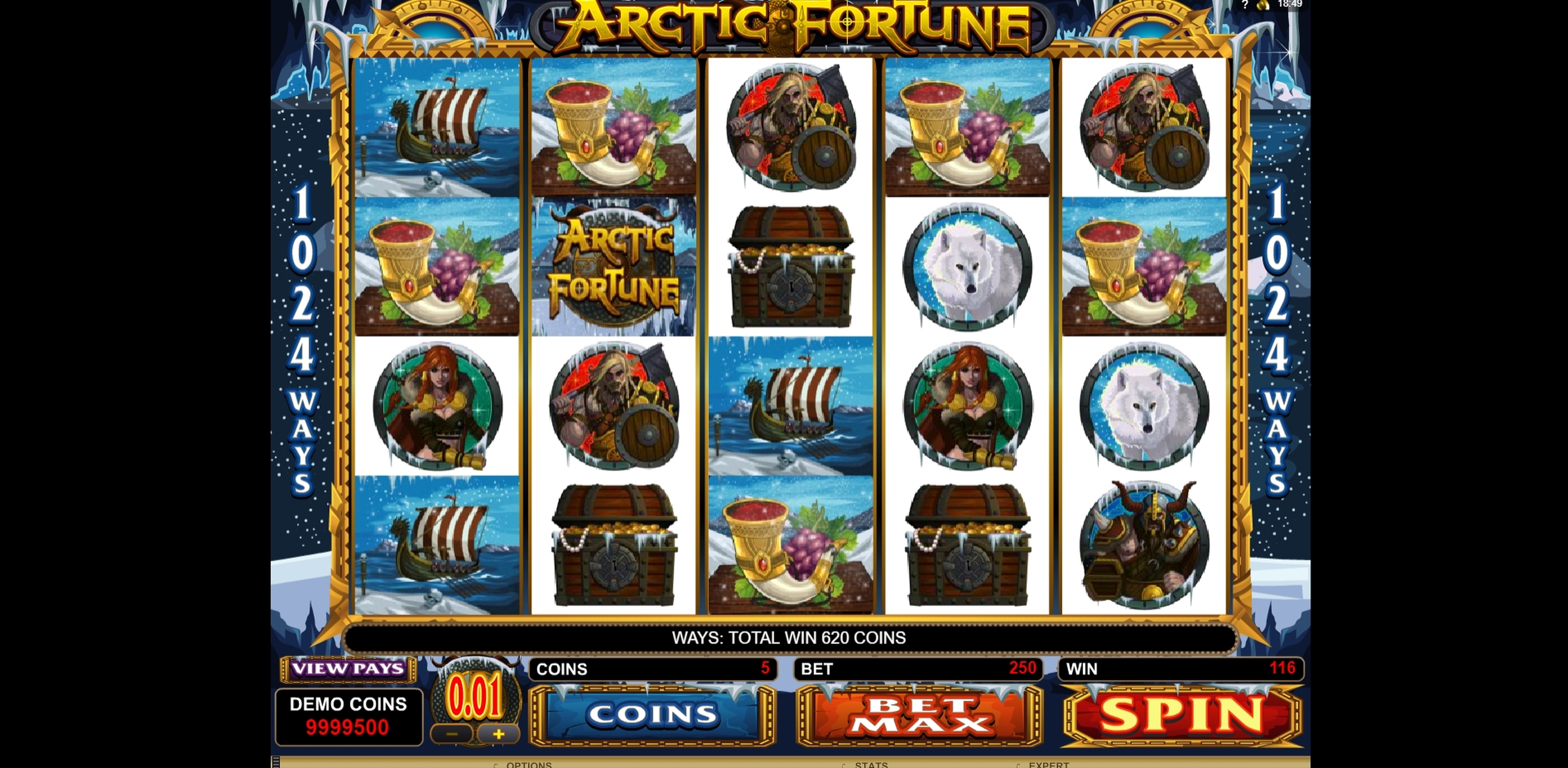 Win Money in Arctic Fortune Free Slot Game by Microgaming