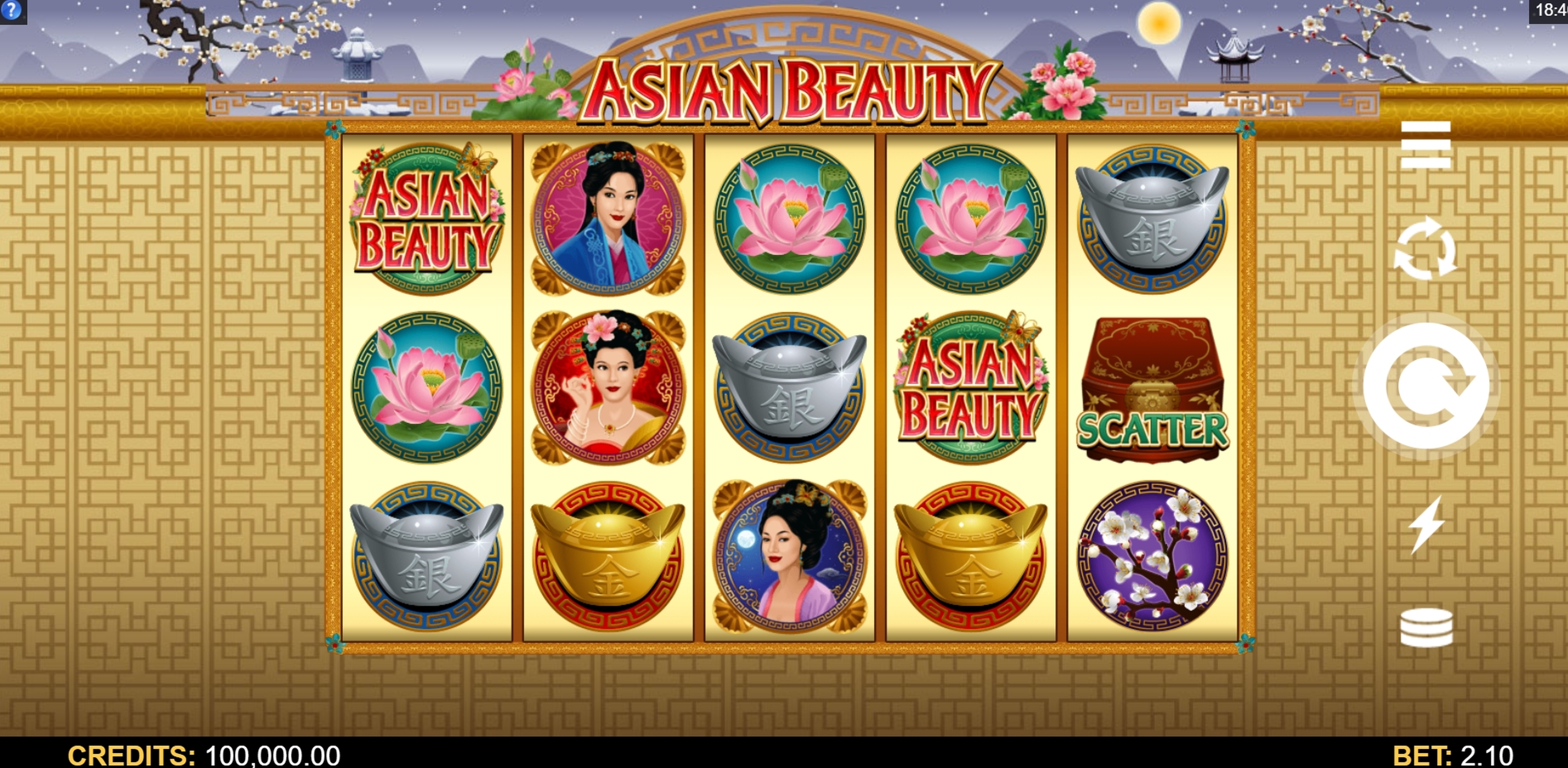 Reels in Asian Beauty Slot Game by Microgaming