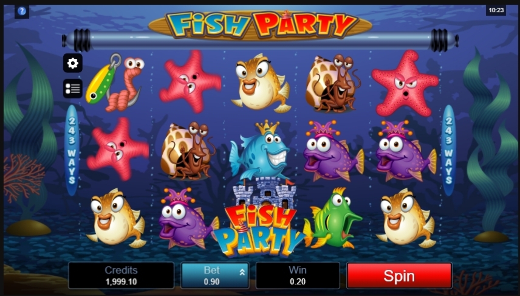 Win Money in Fish Party Free Slot Game by Microgaming