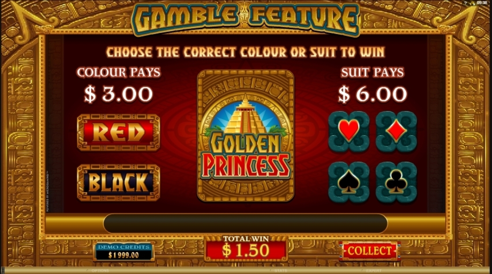 Info of Golden Princess Slot Game by Microgaming
