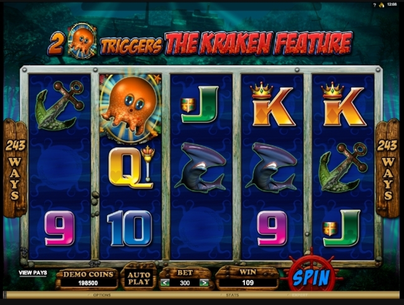 Win Money in Octopays Free Slot Game by Microgaming