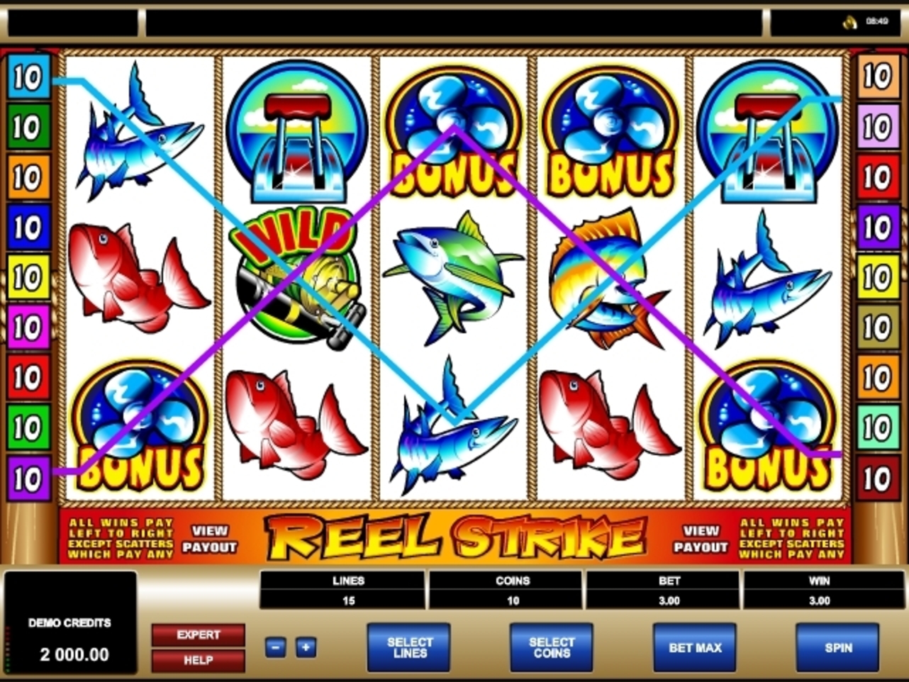 Win Money in Reel Strike Free Slot Game by Microgaming