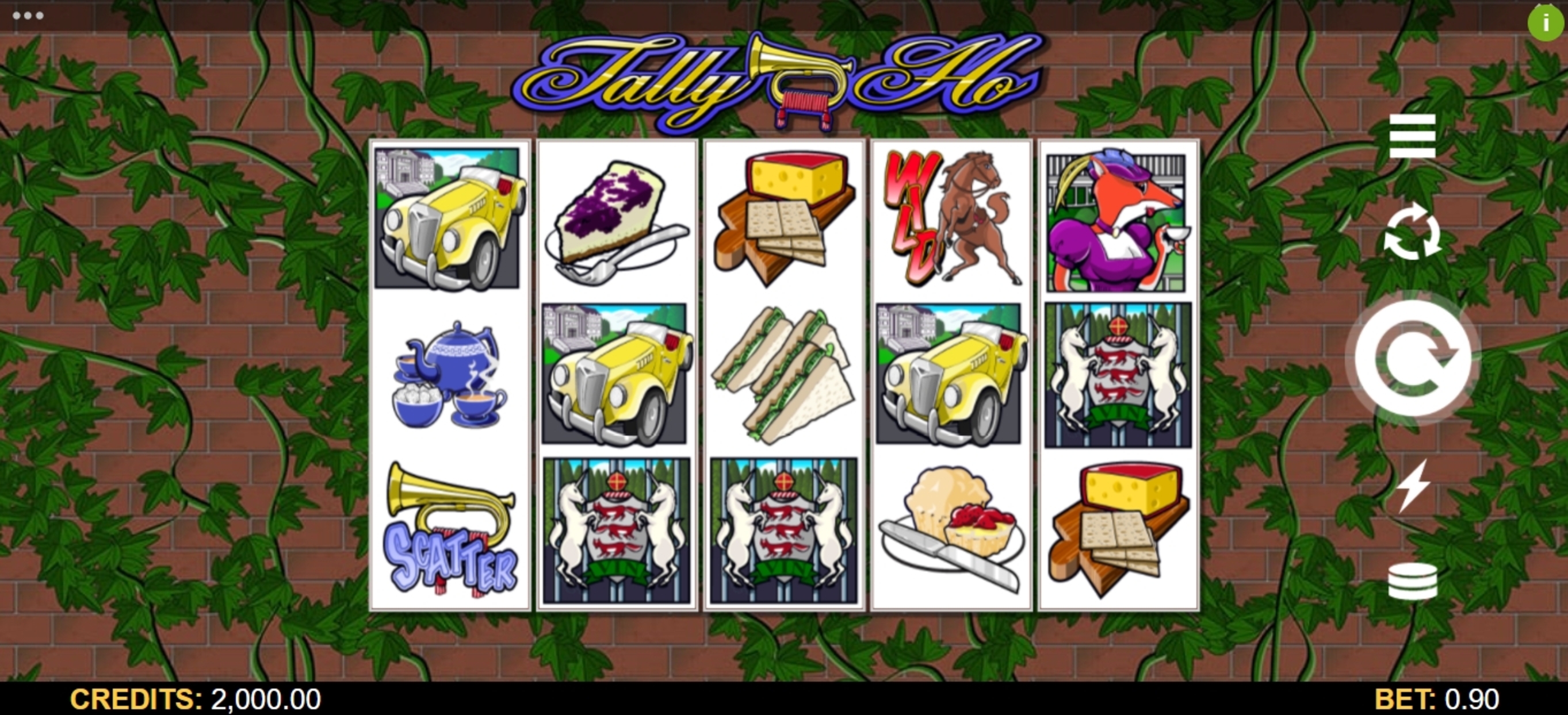 Reels in Tally Ho Slot Game by Microgaming