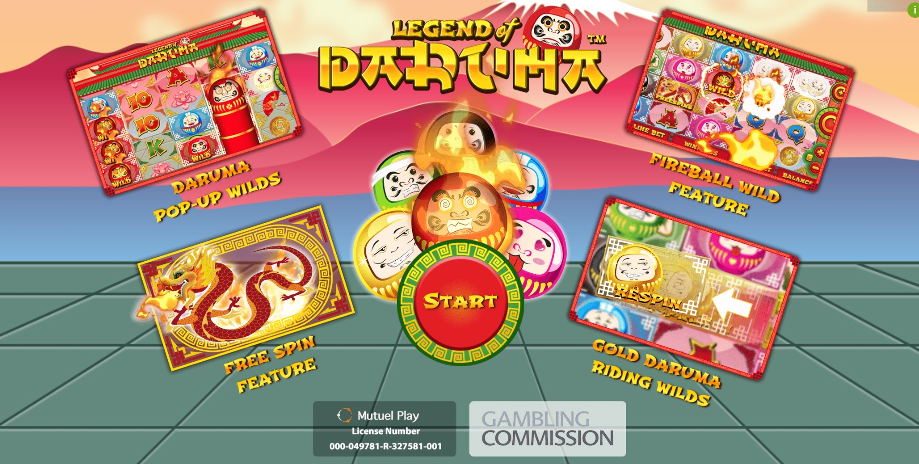 Play Legend of Daruma Free Casino Slot Game by Mutuel Play