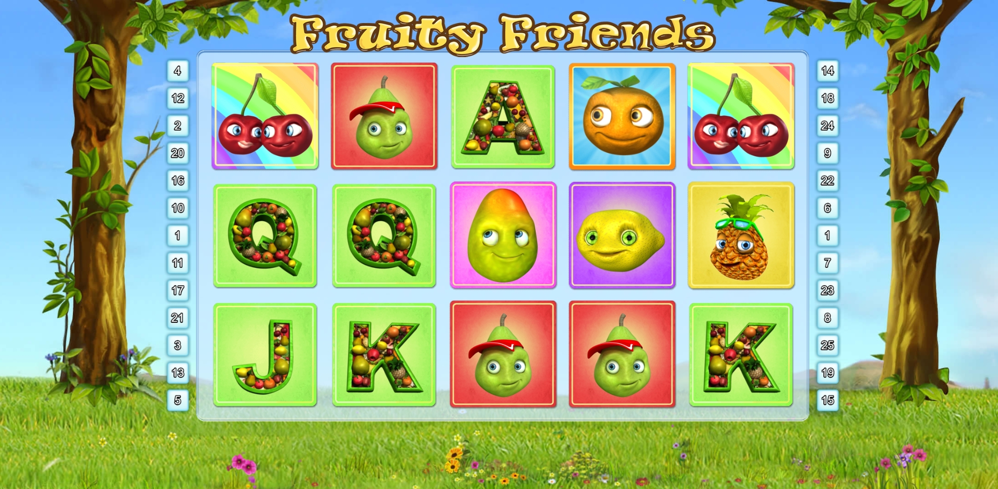 Reels in Fruity Friends Slot Game by NeoGames
