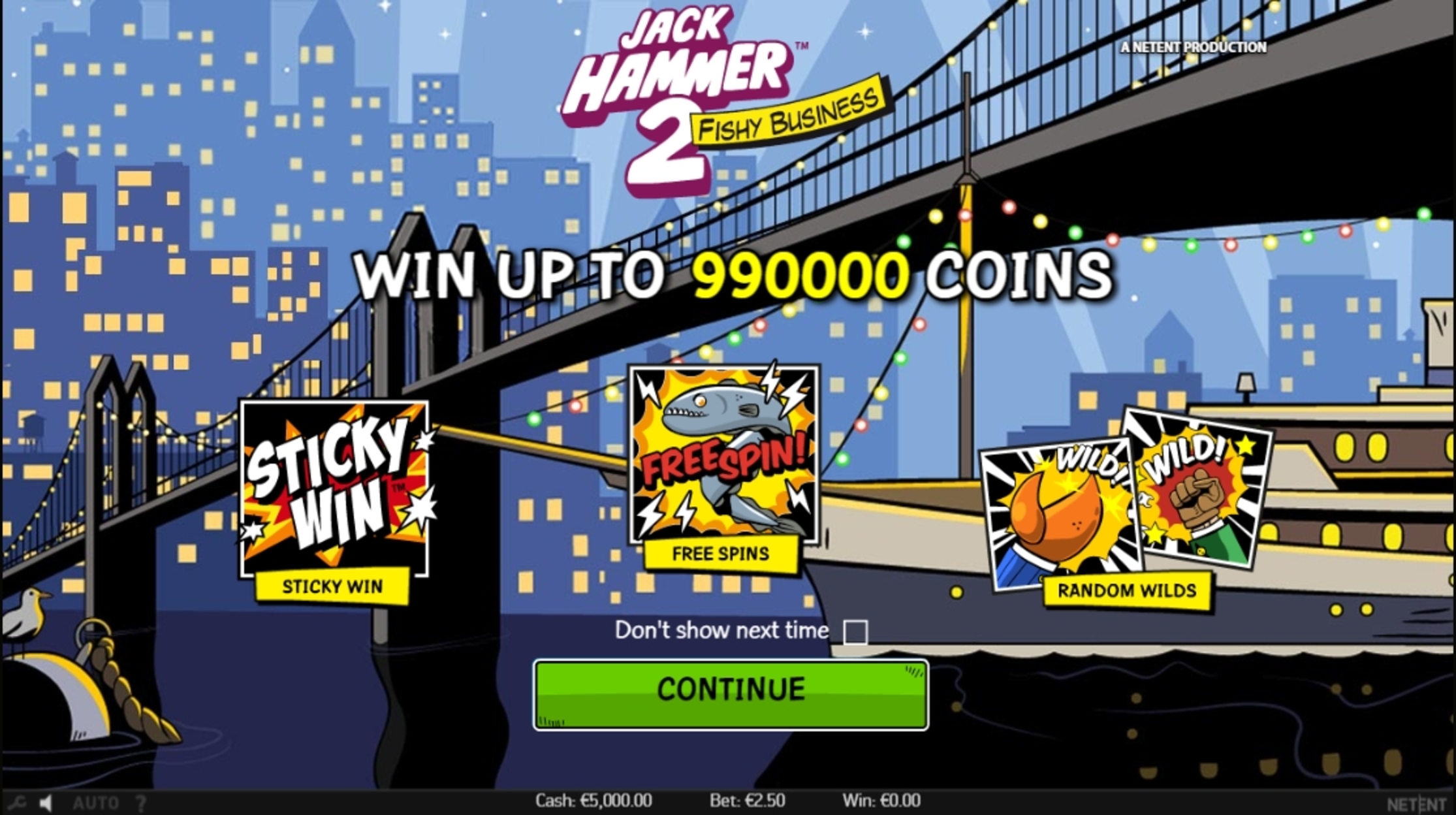 Play Jack Hammer 2 Free Casino Slot Game by NetEnt