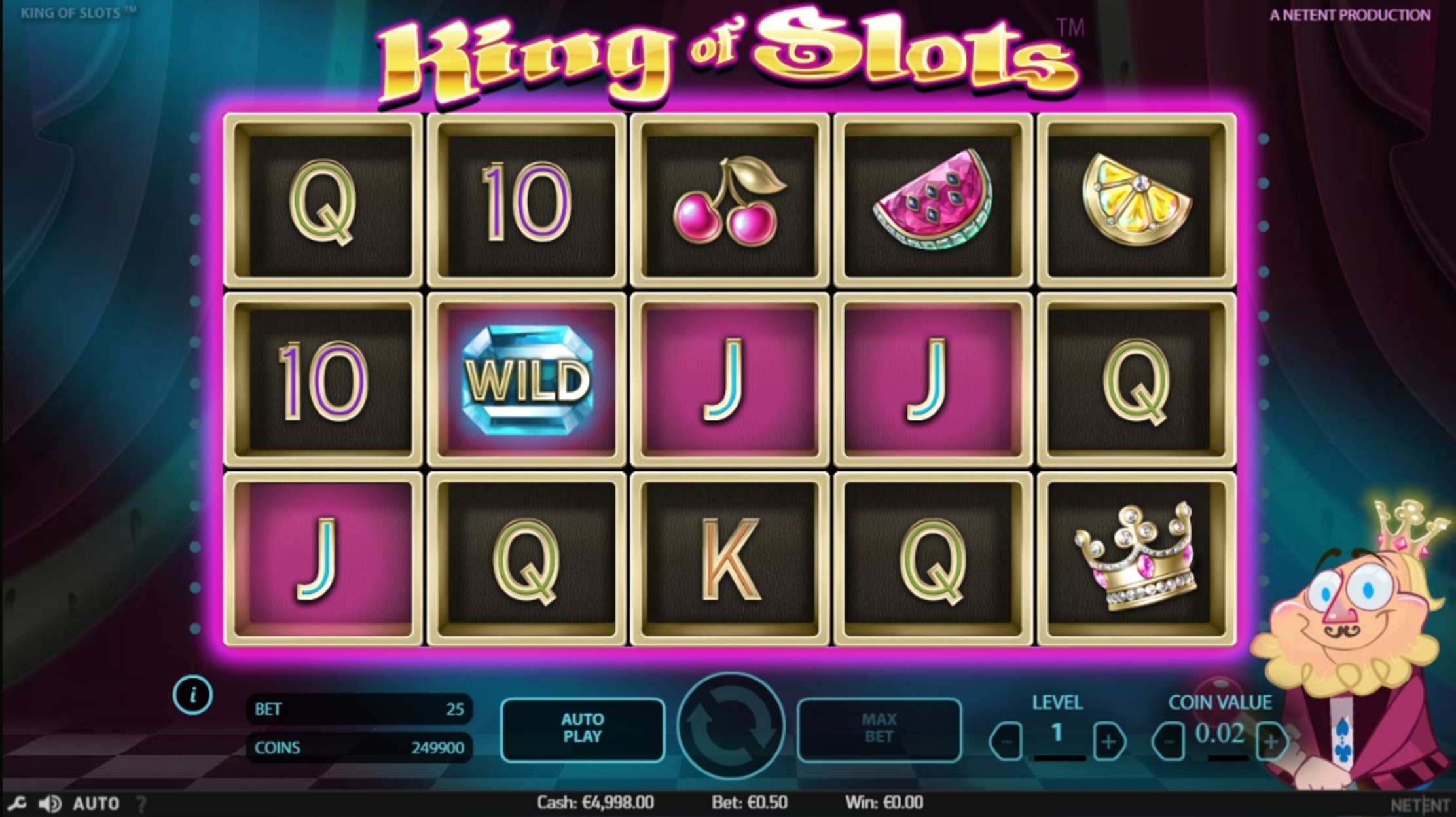Win Money in King of Slots Free Slot Game by NetEnt