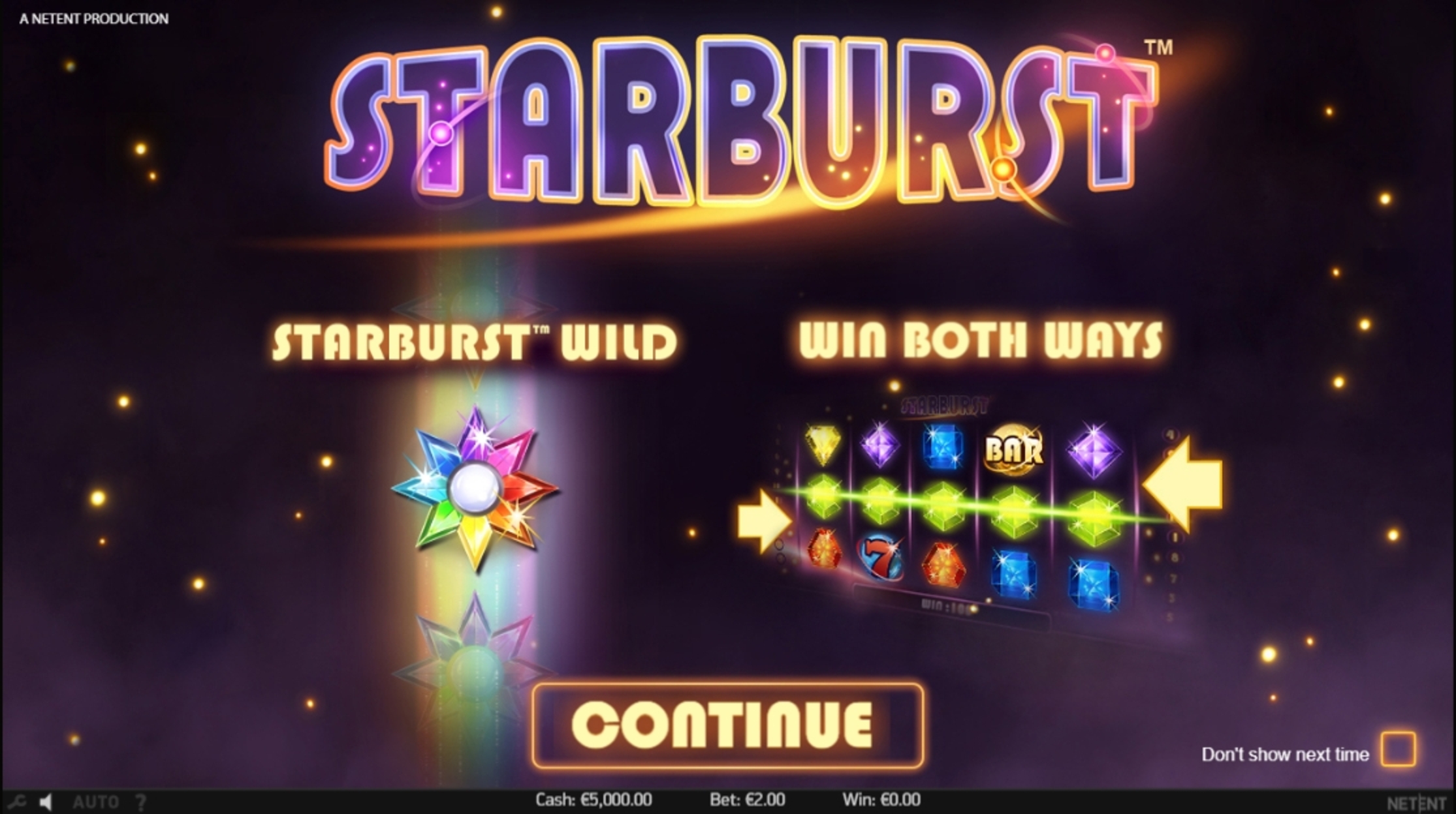 Play Starburst Free Casino Slot Game by NetEnt