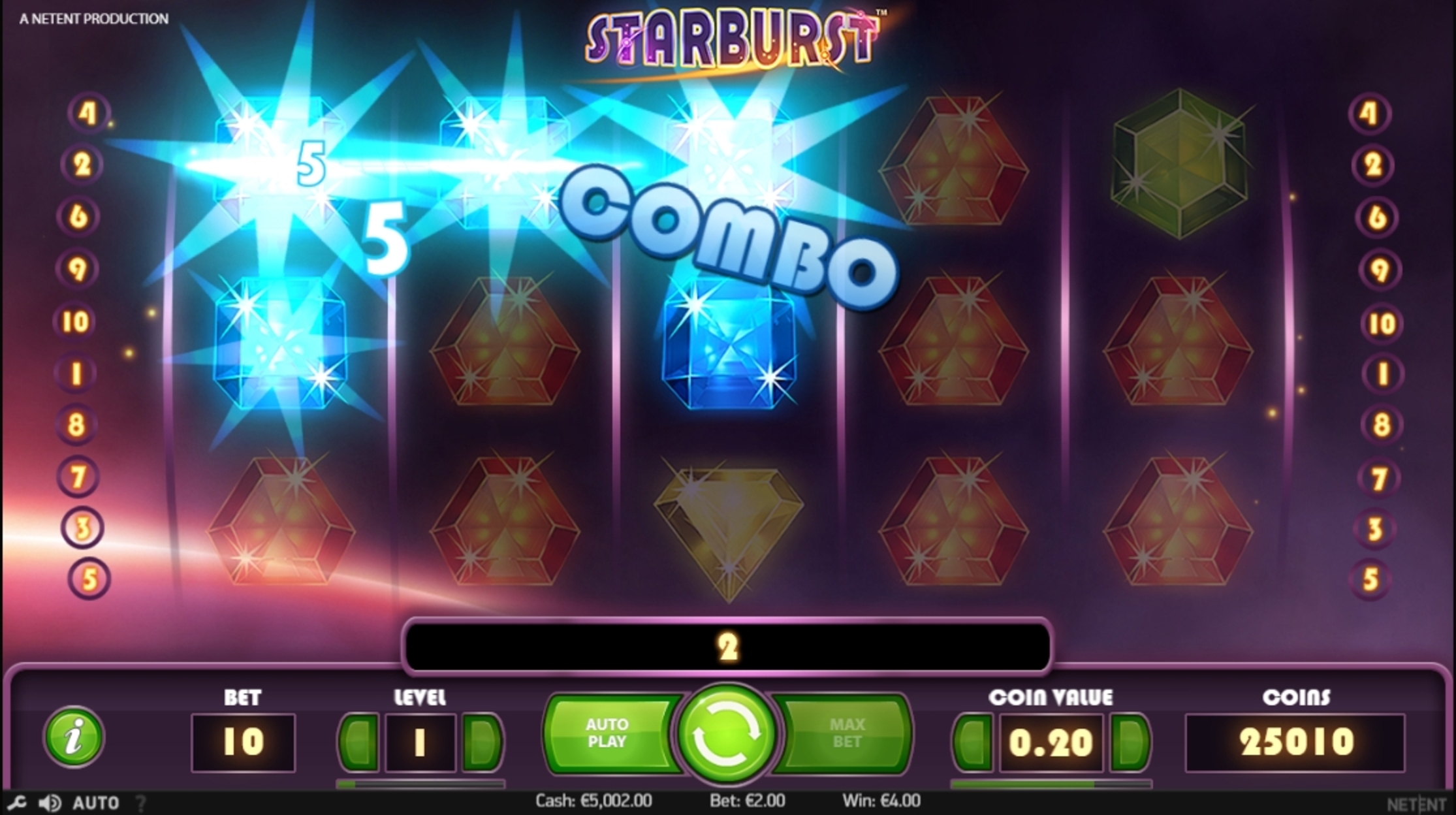 Win Money in Starburst Free Slot Game by NetEnt