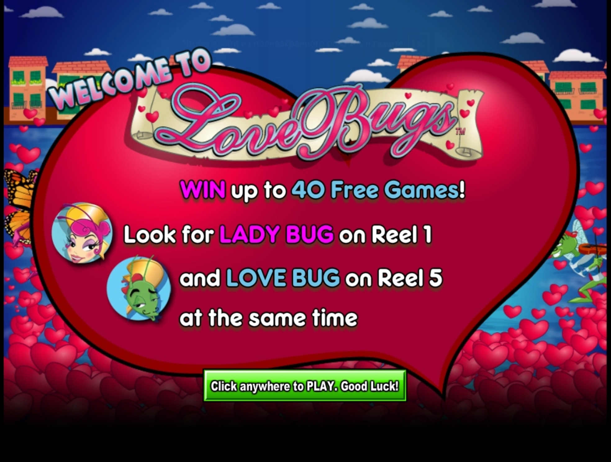 Play Love Bugs Free Casino Slot Game by NextGen Gaming