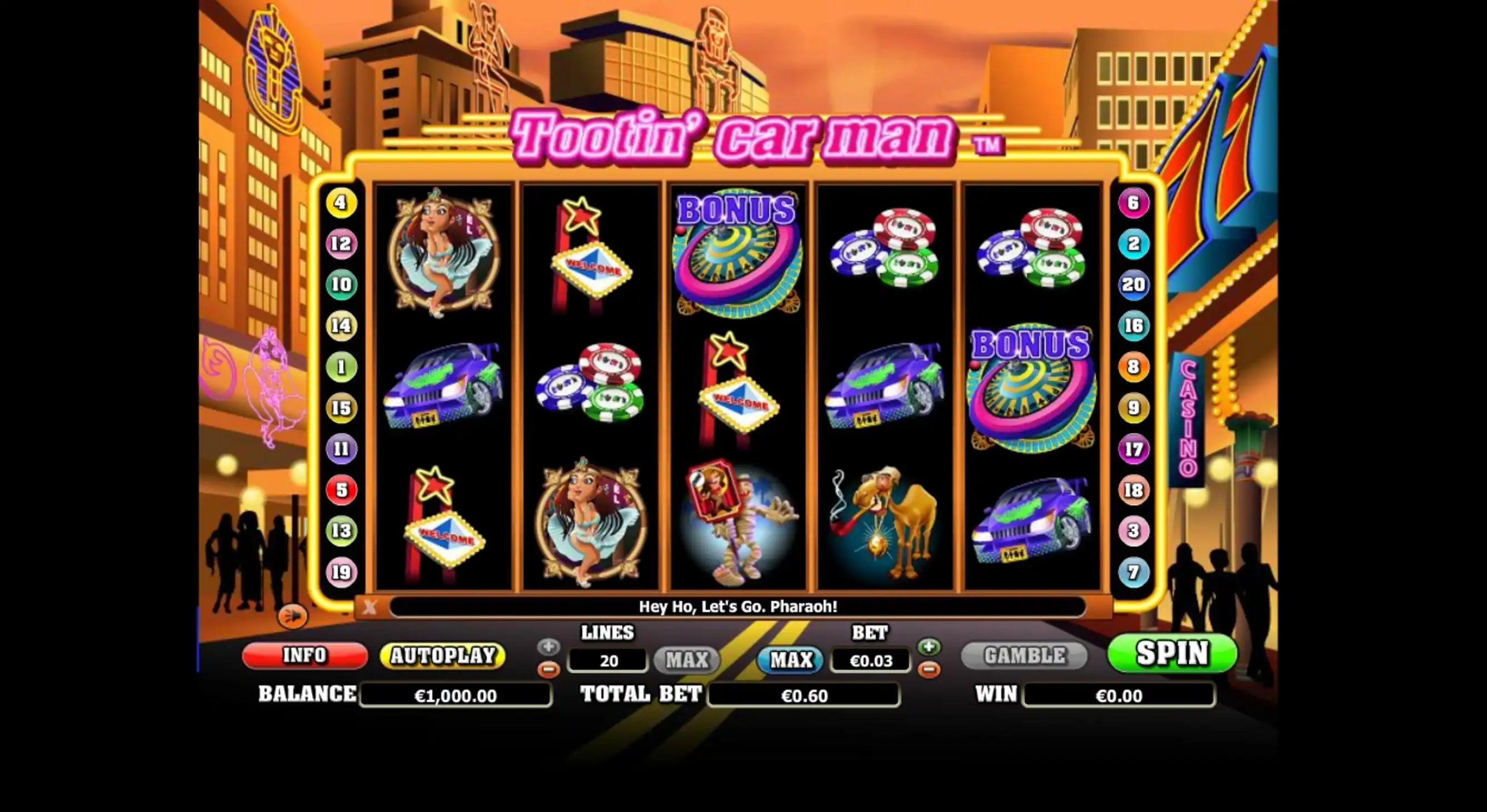 Reels in Tootin Car Man Slot Game by NextGen Gaming