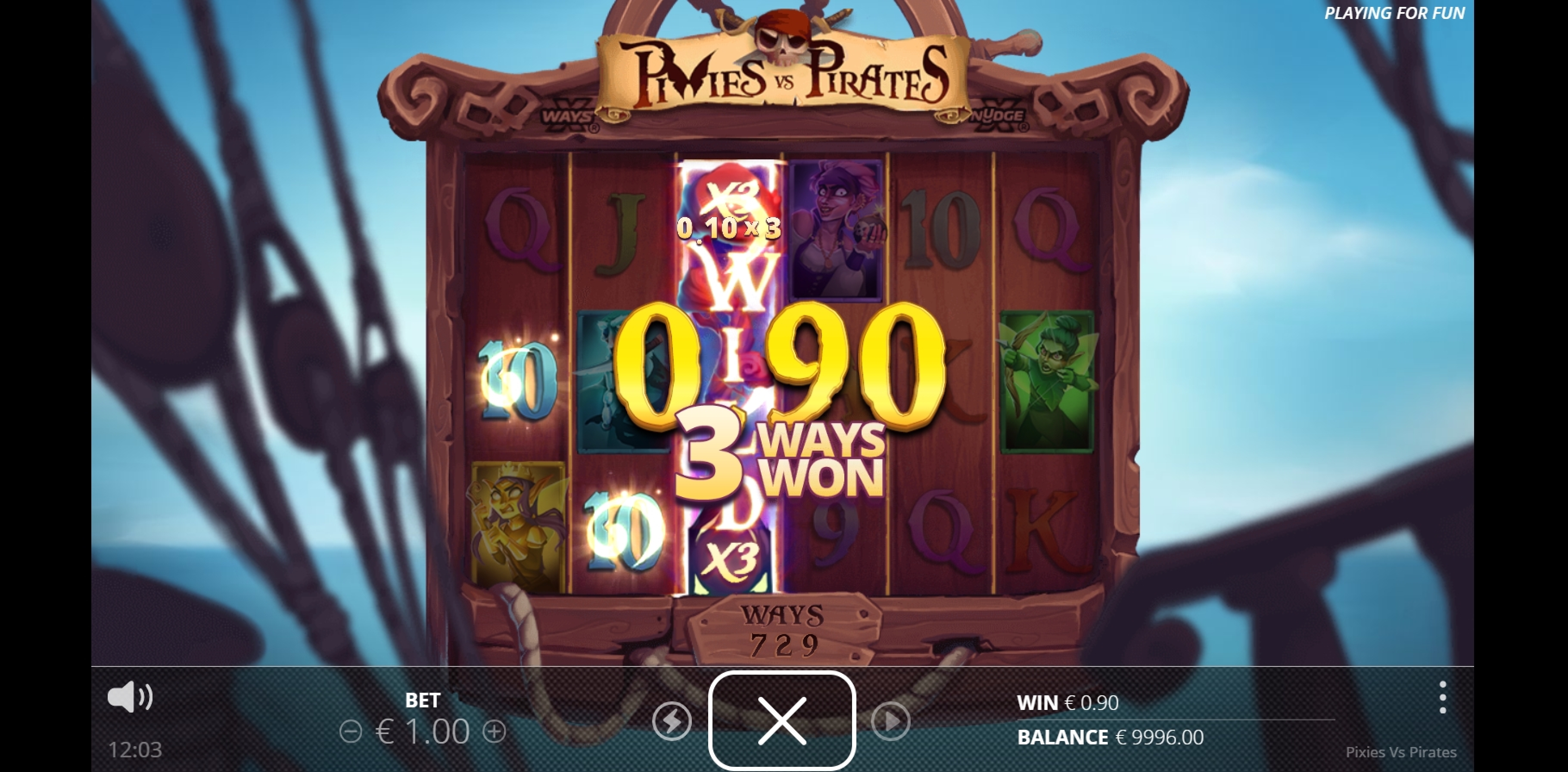 Win Money in Pixies Vs Pirates Free Slot Game by Nolimit City