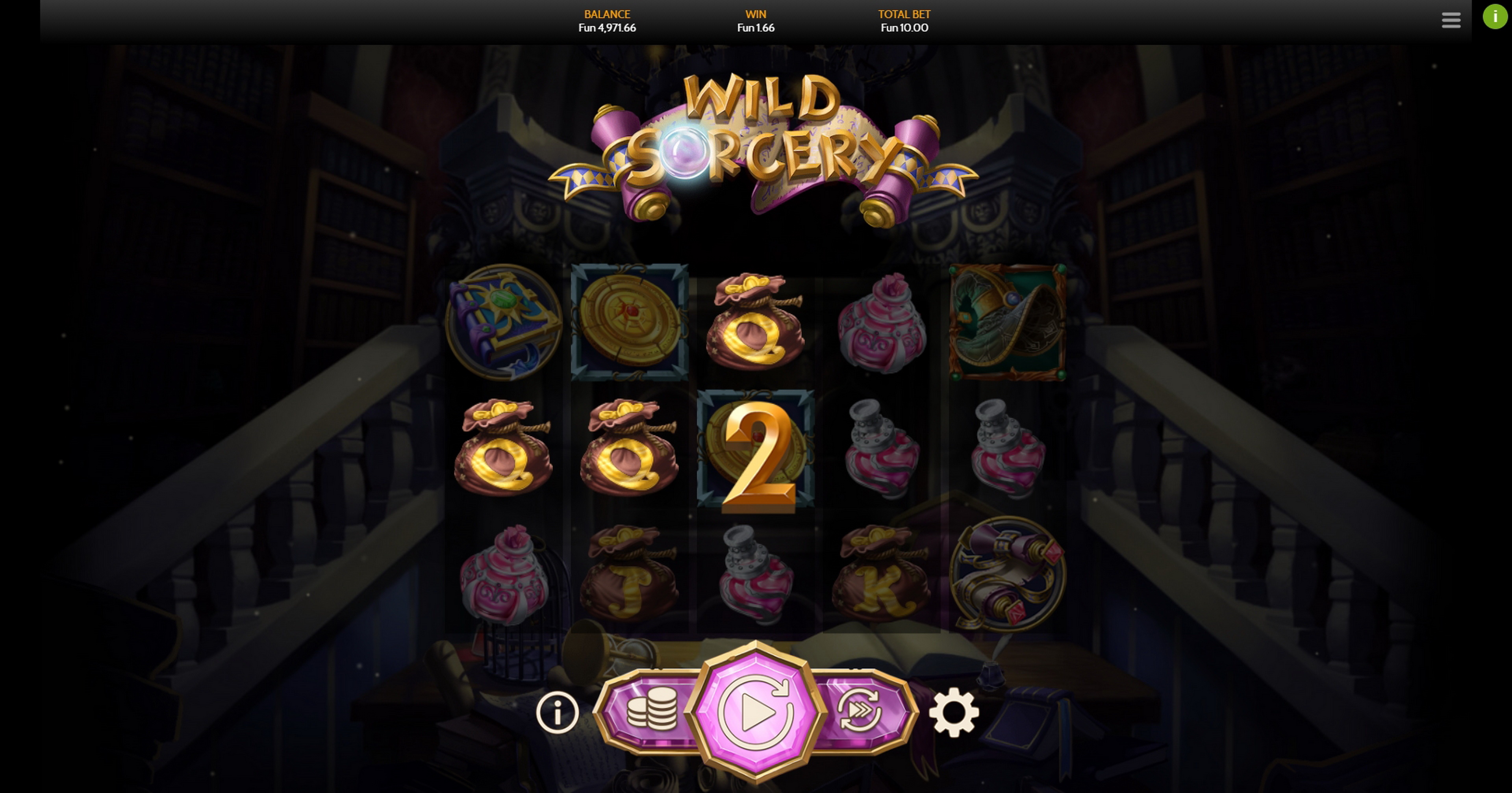 Win Money in Wild Sorcery Free Slot Game by OneTouch Games