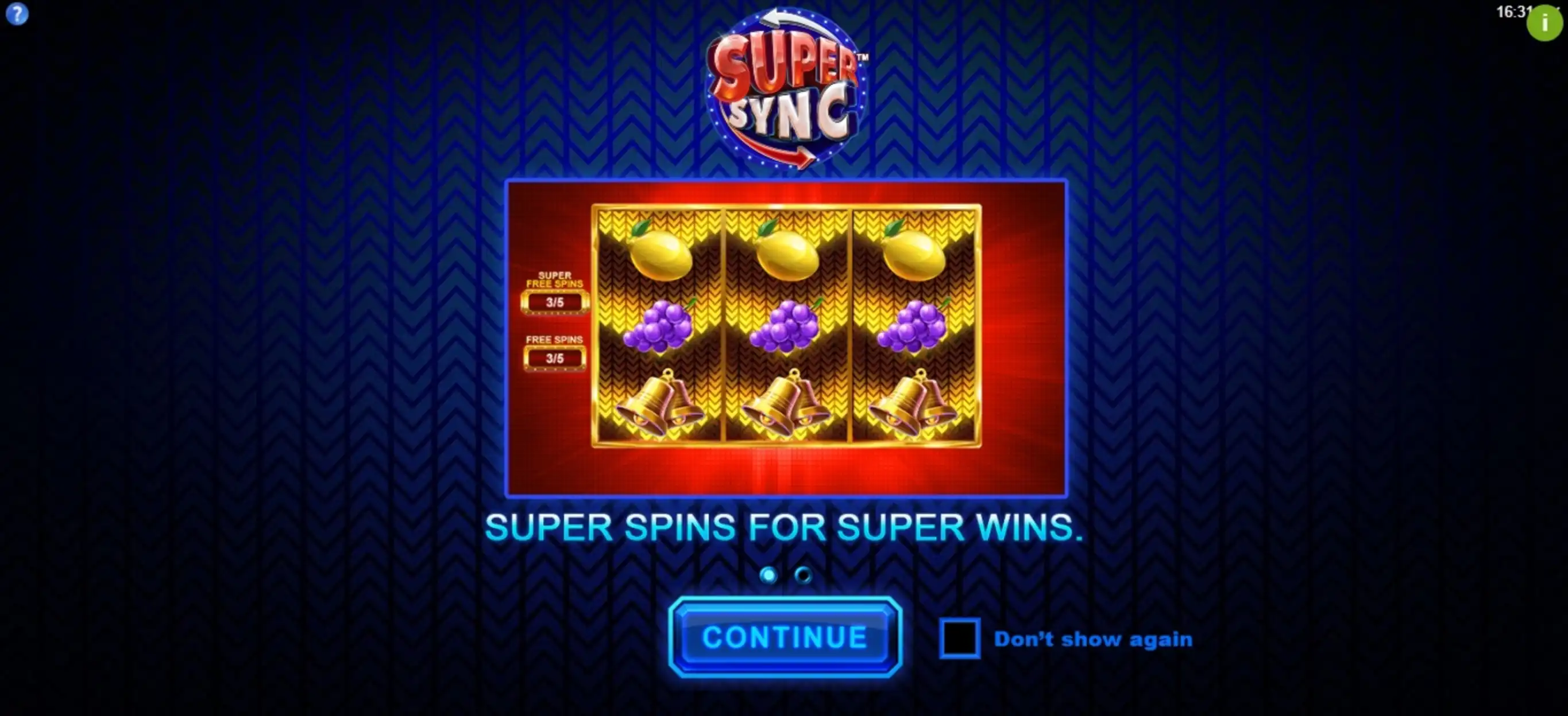 Play Super Sync Free Casino Slot Game by Plank Gaming