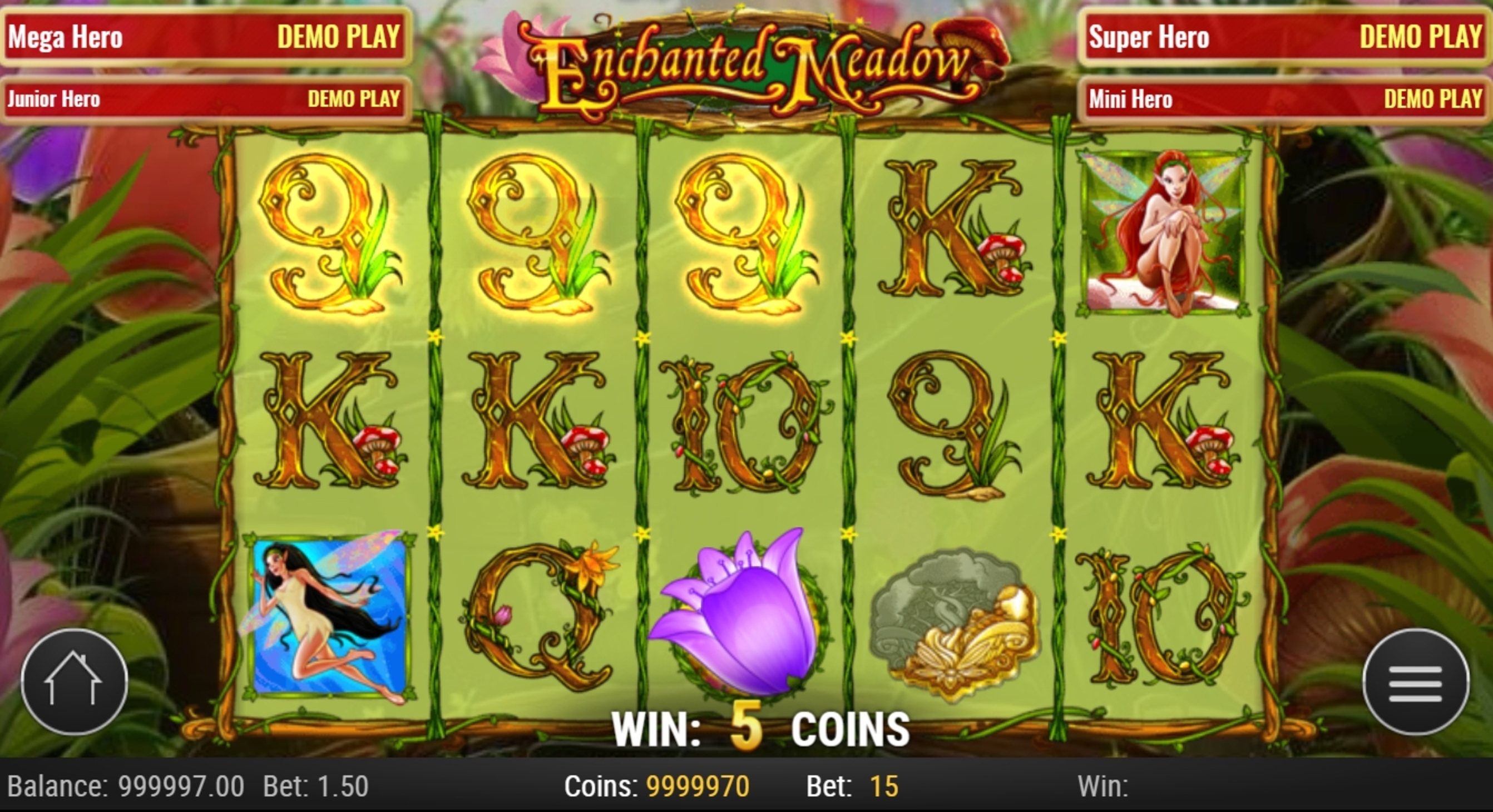 Win Money in Enchanted Meadow Free Slot Game by Playn GO