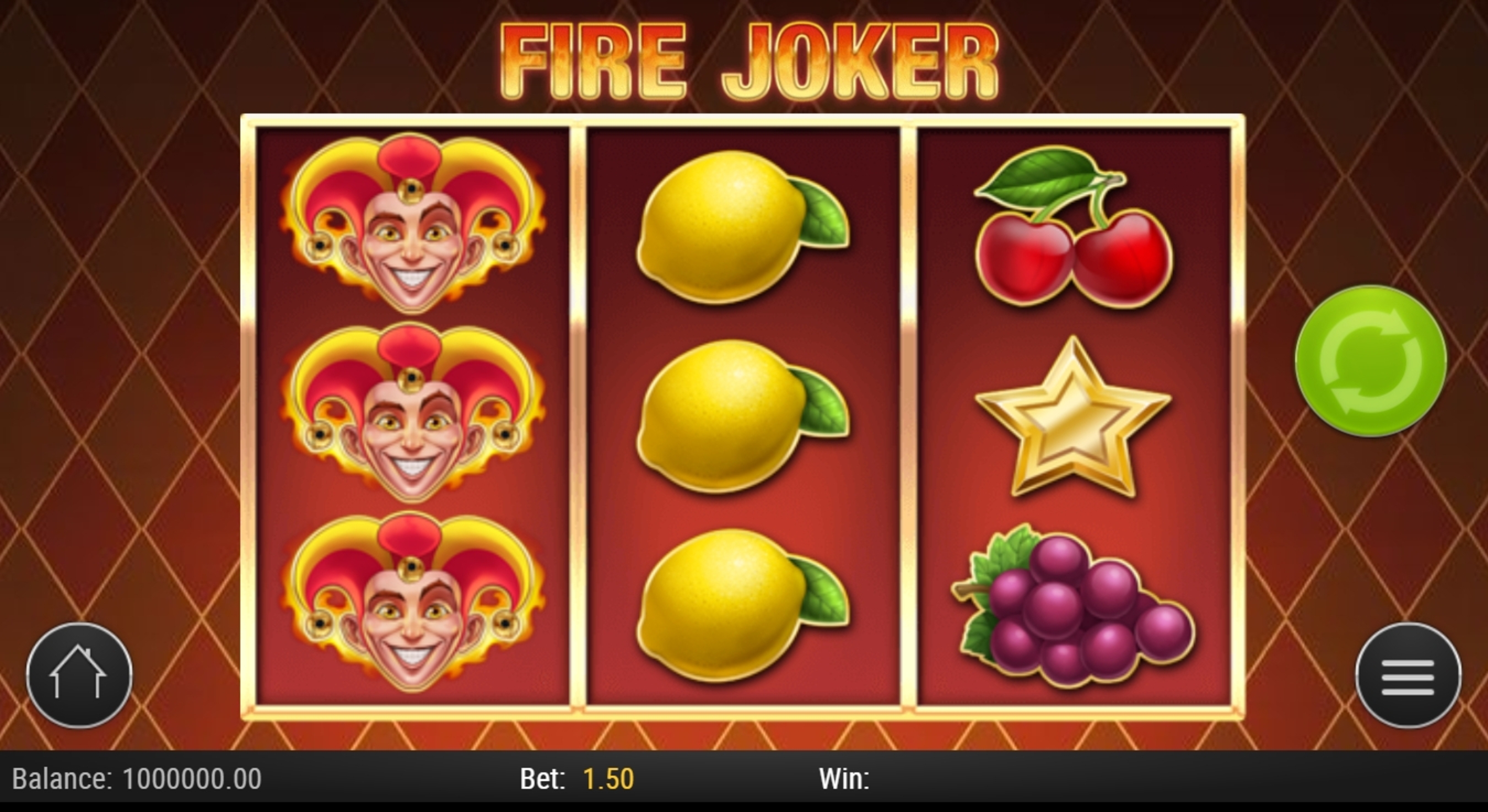 Reels in Fire Joker Slot Game by Playn GO