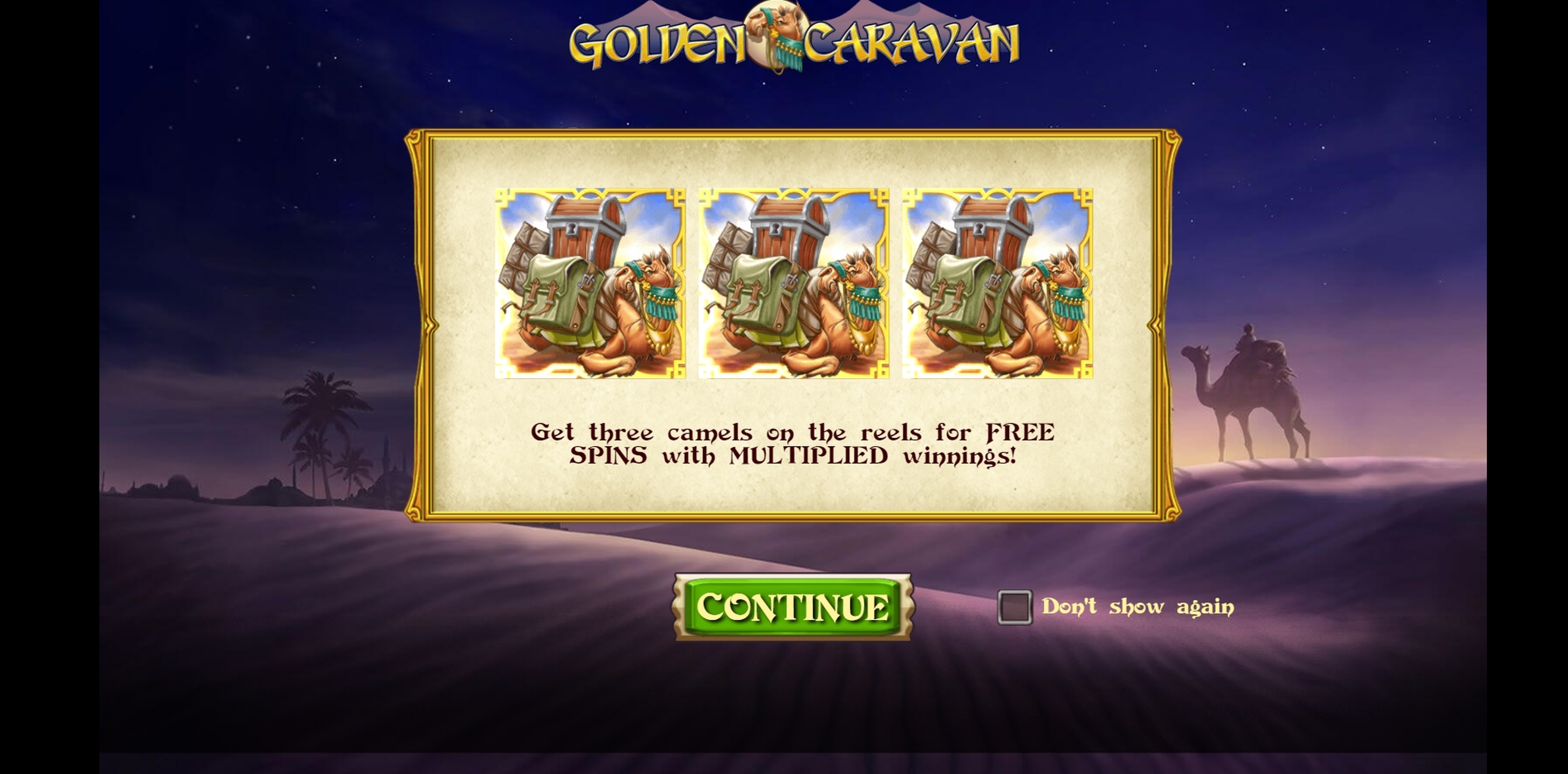 Play Golden Caravan Free Casino Slot Game by Playn GO