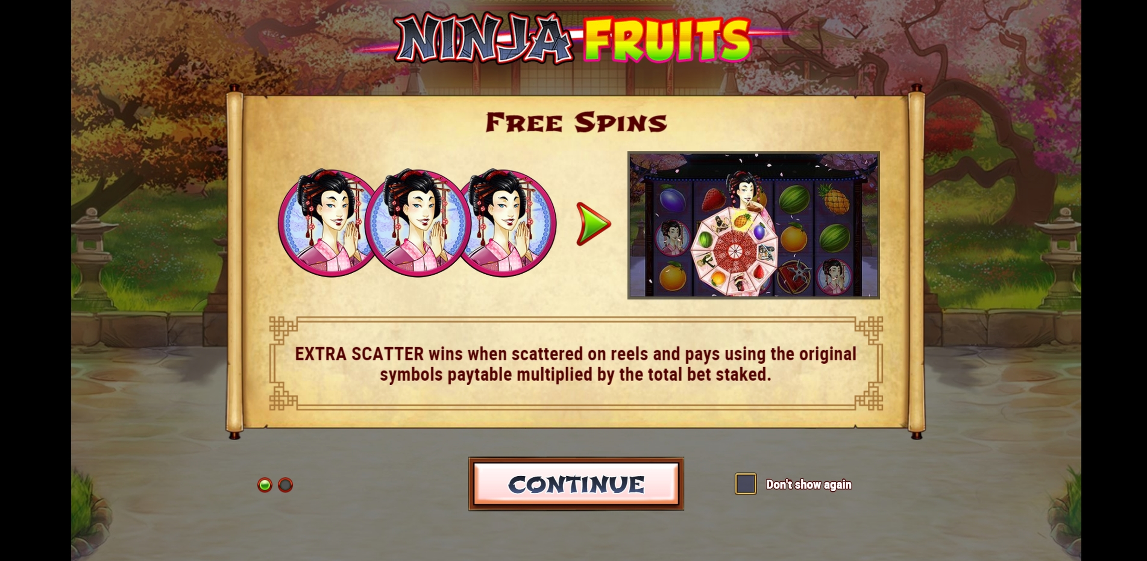 Play Ninja Fruits Free Casino Slot Game by Playn GO