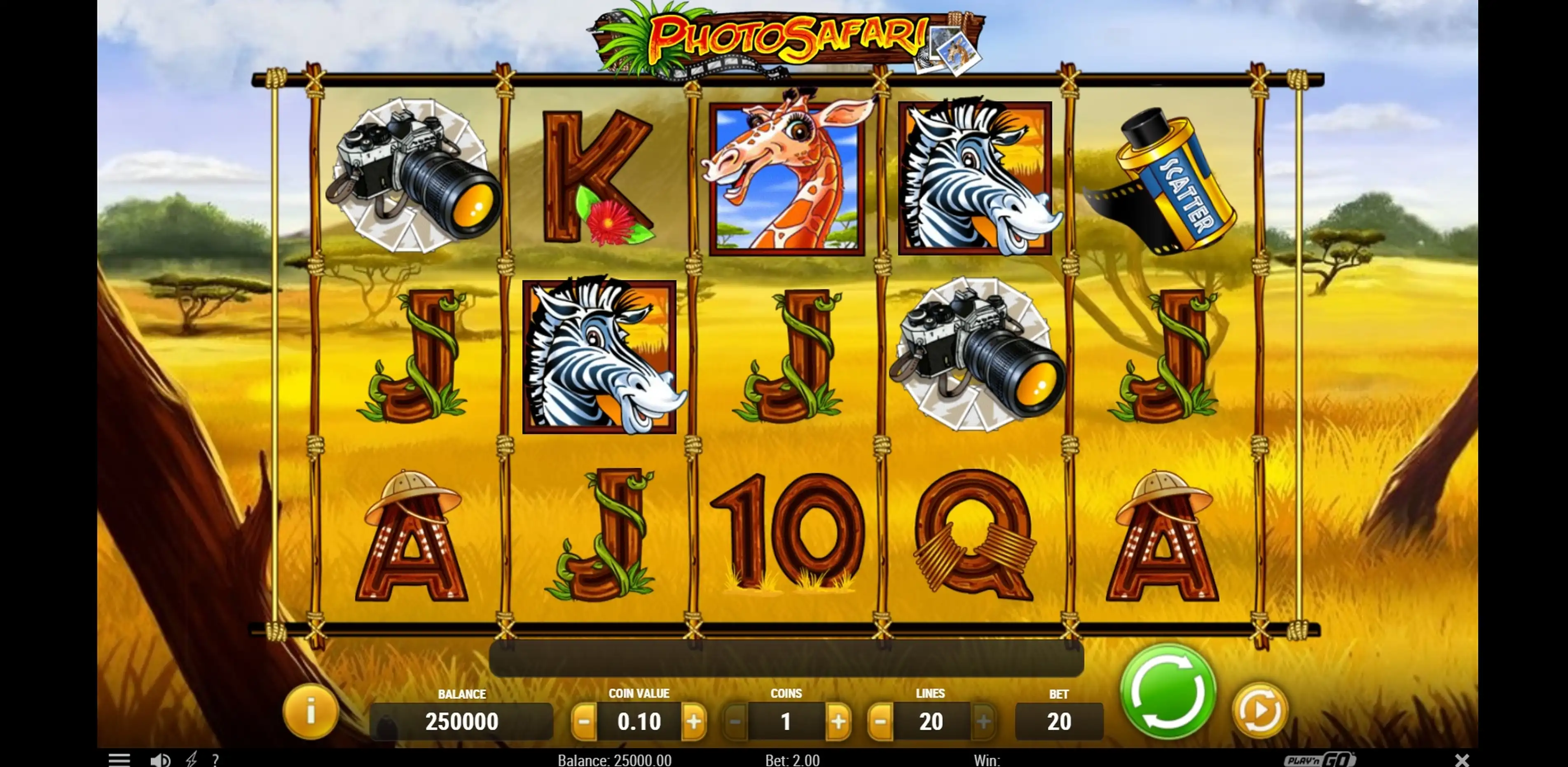 Reels in Photo Safari Slot Game by Playn GO