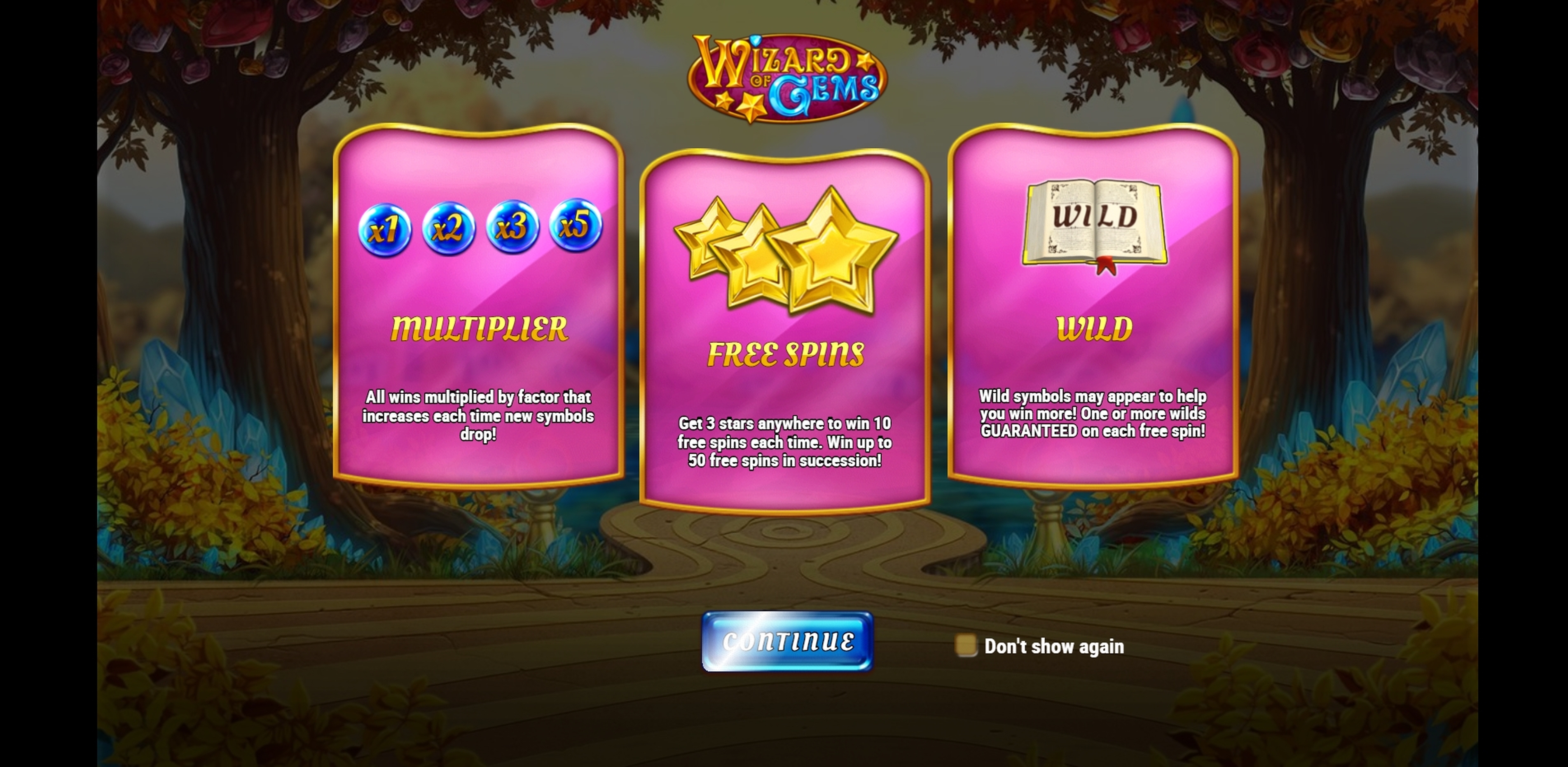 Play Wizard of Gems Free Casino Slot Game by Playn GO