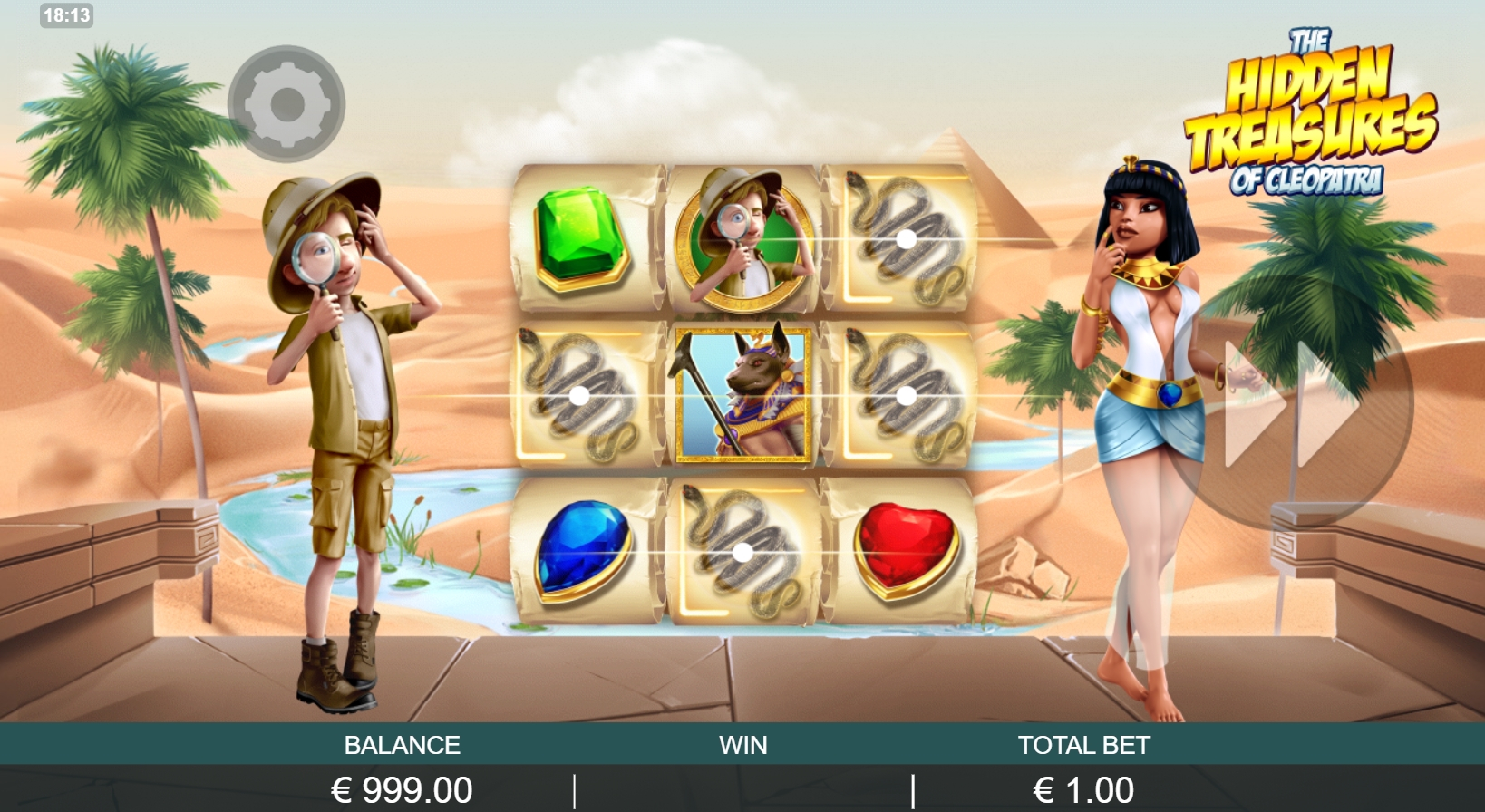 Win Money in The Hidden Treasure of Cleopatra Free Slot Game by Probability Jones