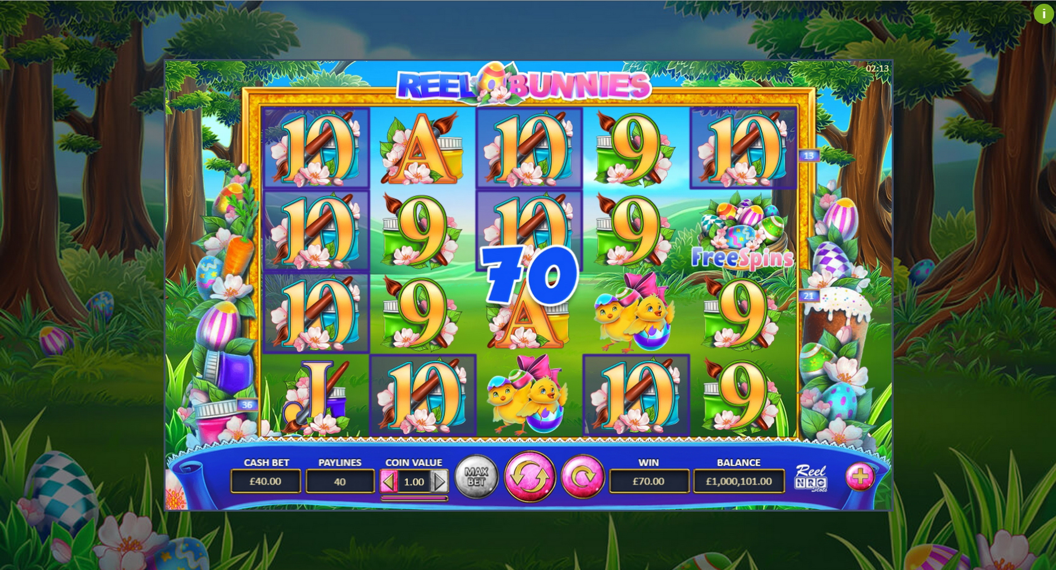 Win Money in Reel Bunnies Free Slot Game by ReelNRG Gaming
