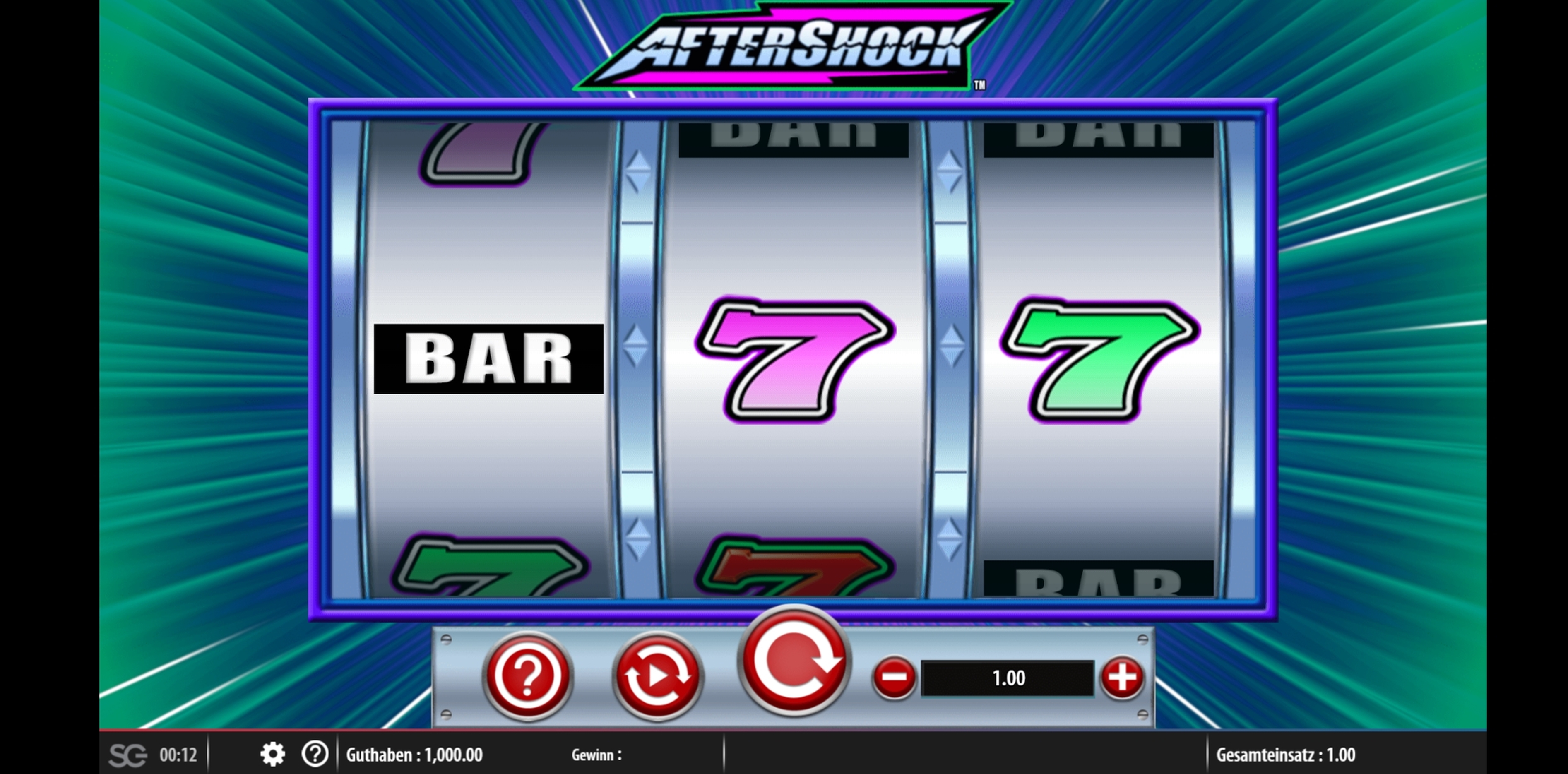 Reels in Aftershock Slot Game by WMS
