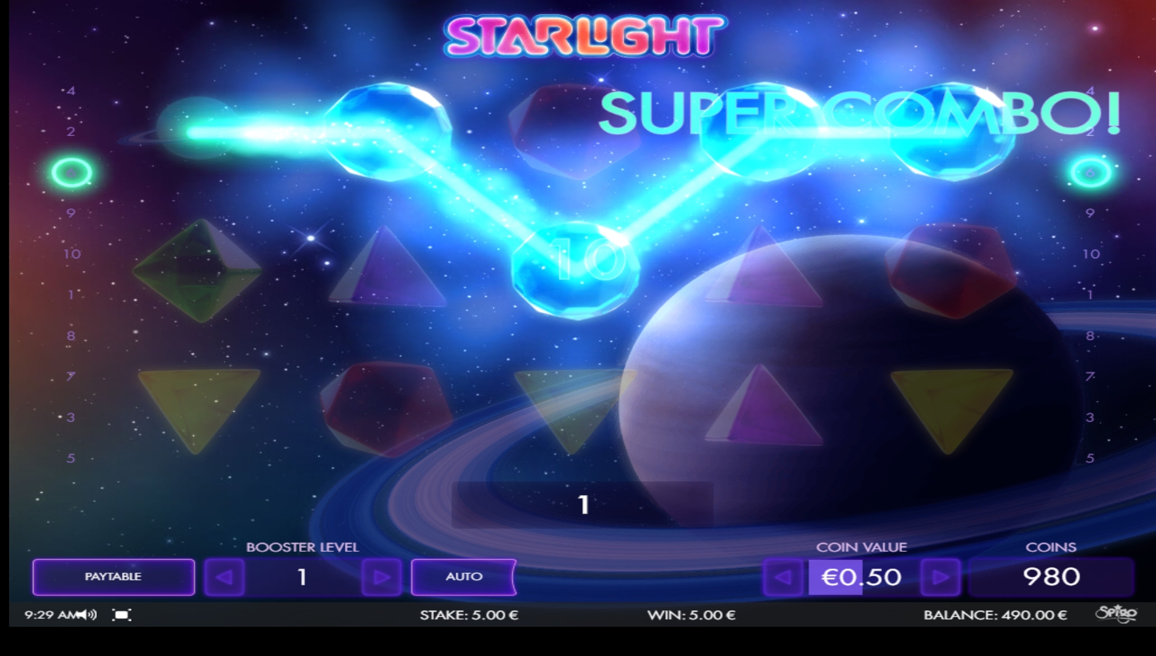 Win Money in Starlight Free Slot Game by Spigo
