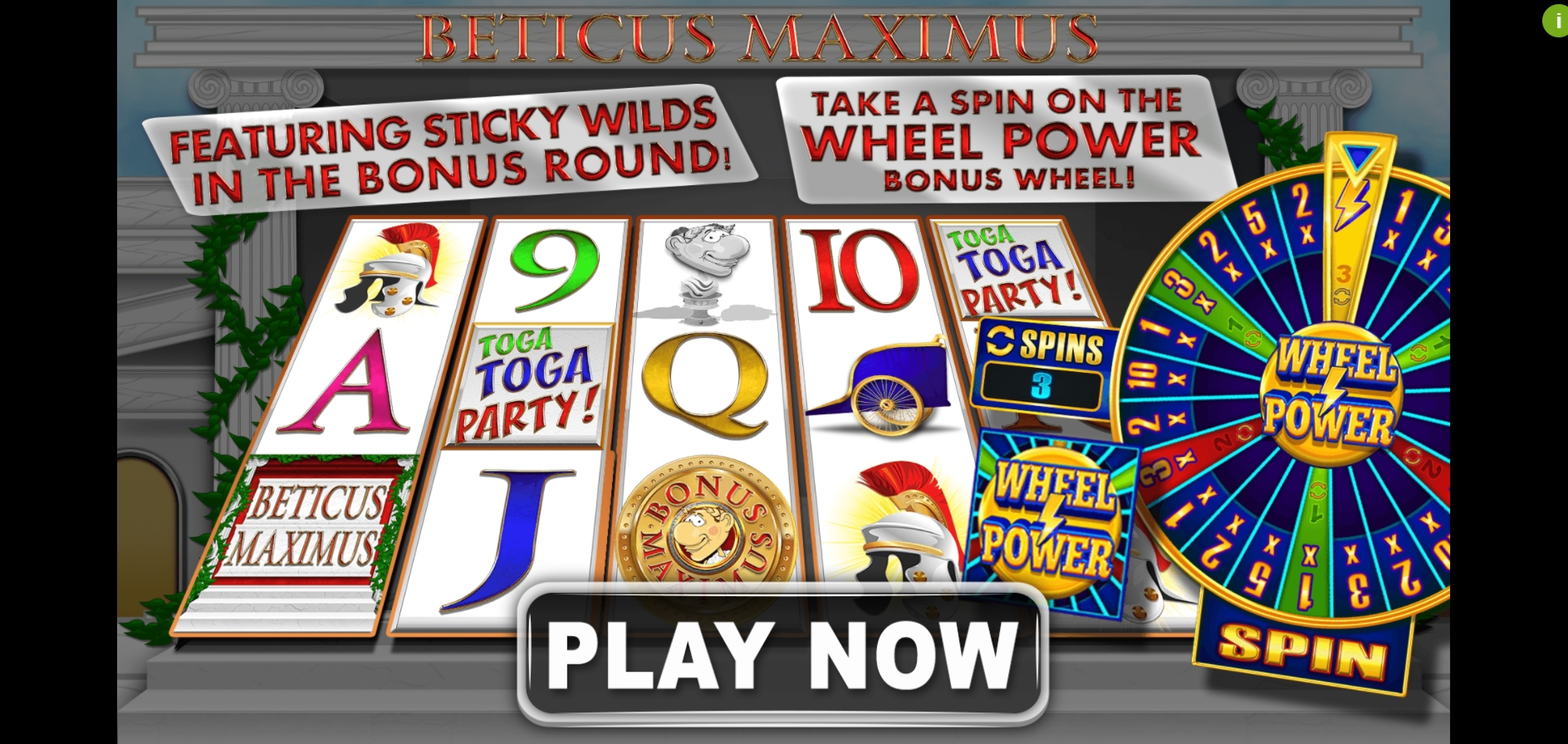 Play Beticus Maximus Free Casino Slot Game by Spin Games