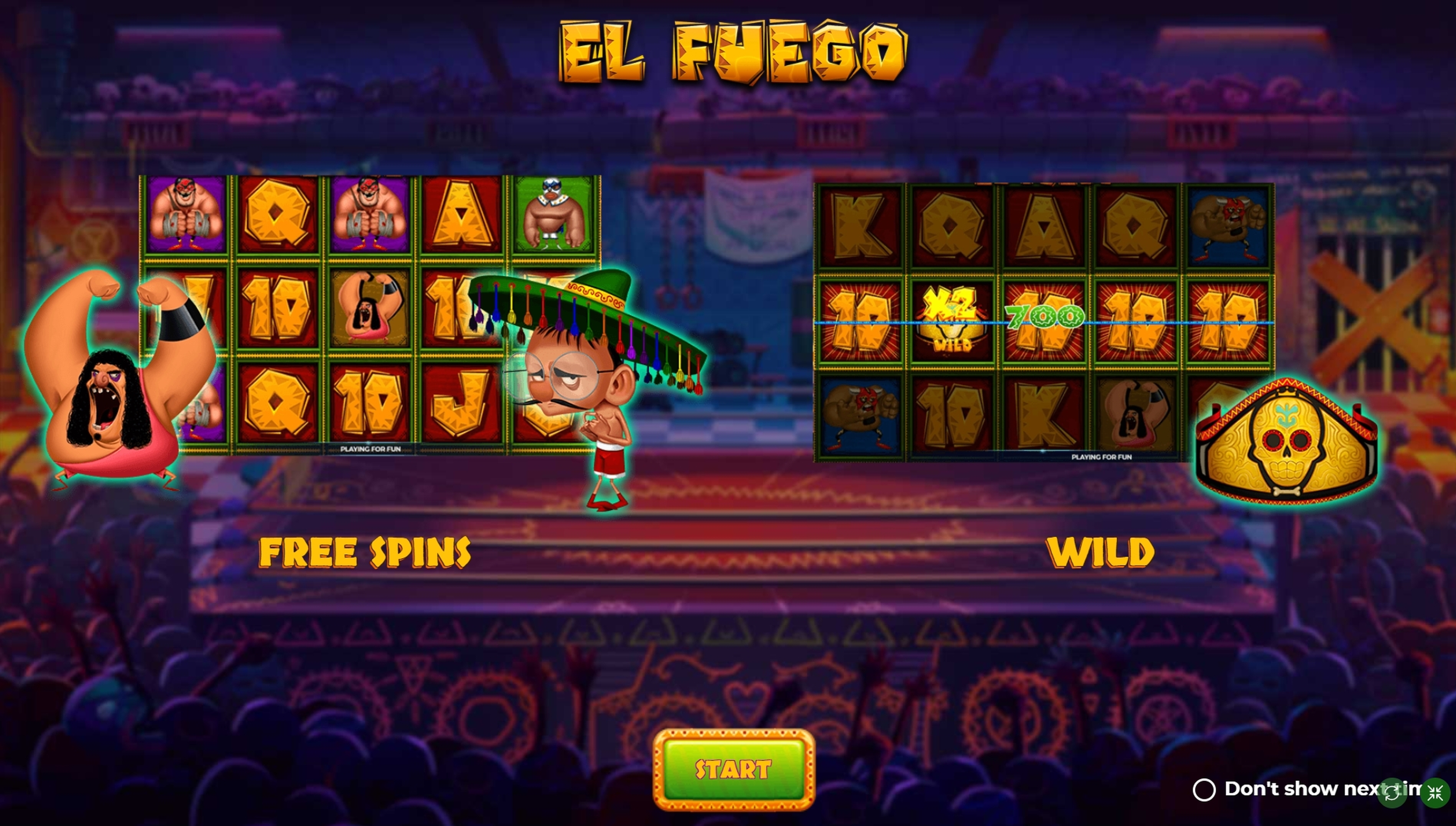 Play El Fuego Free Casino Slot Game by Spinmatic