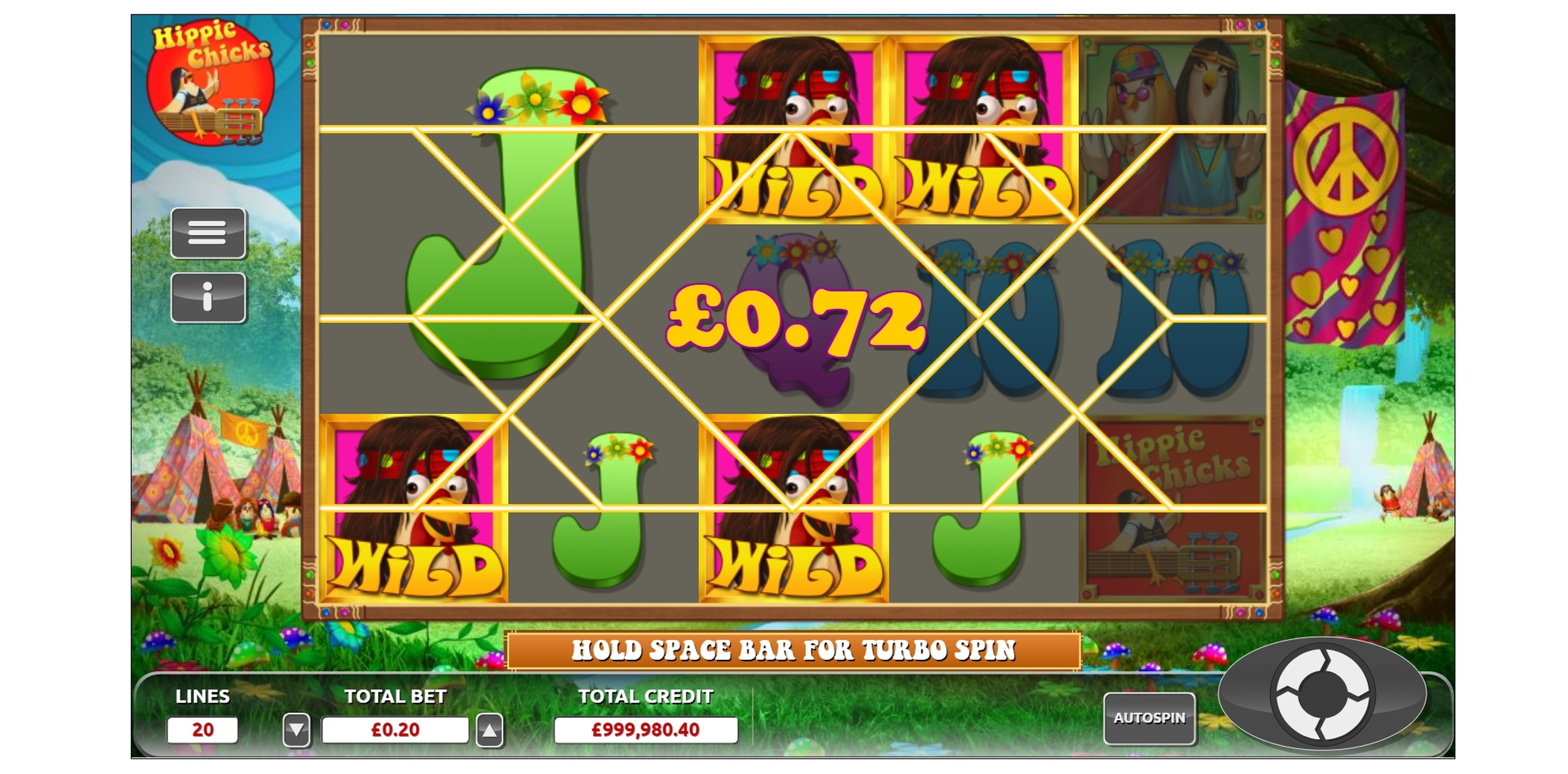 Win Money in Hippie Chicks Free Slot Game by The Games Company