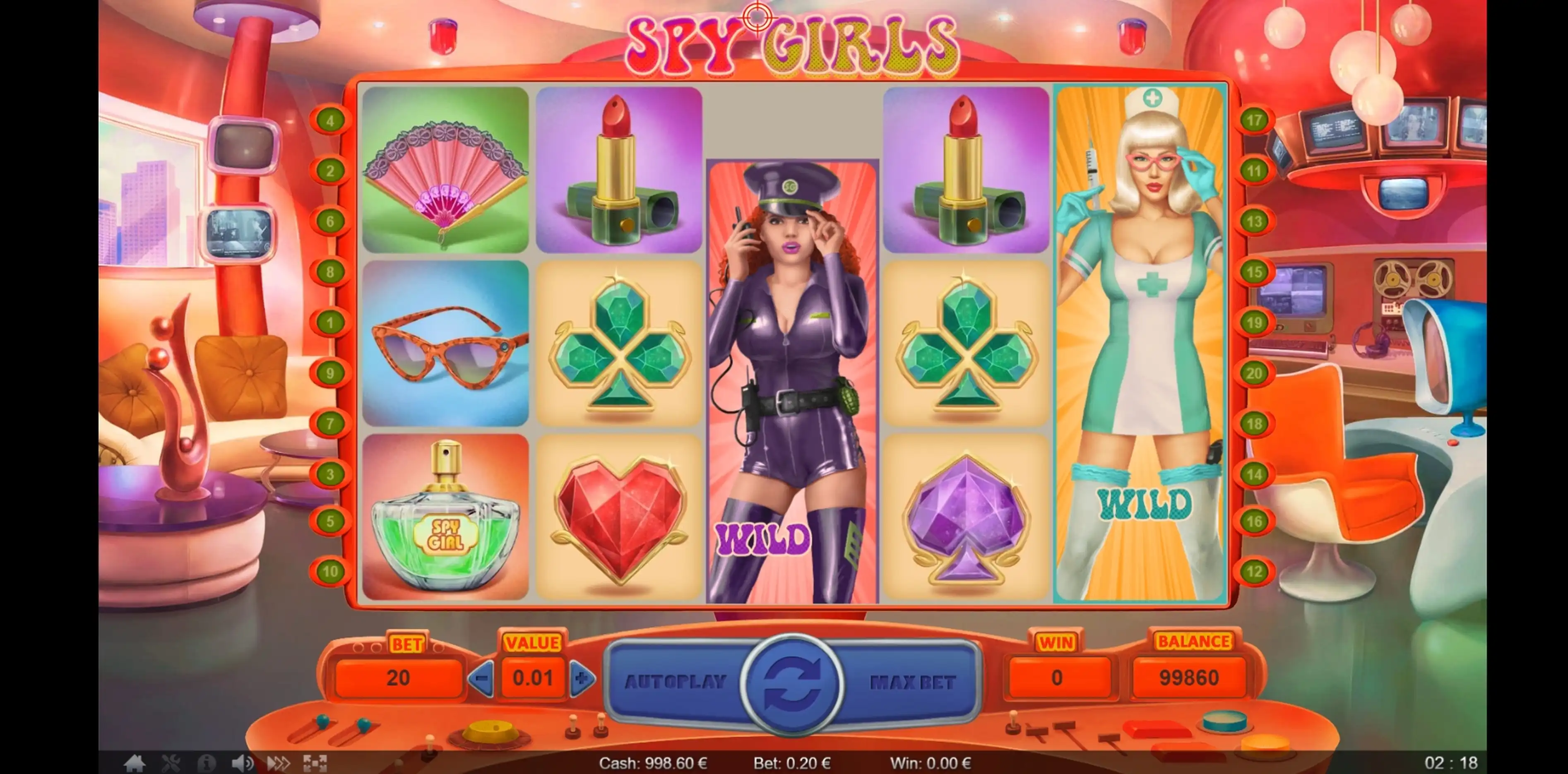 Win Money in Spy Girls Free Slot Game by Thunderspin