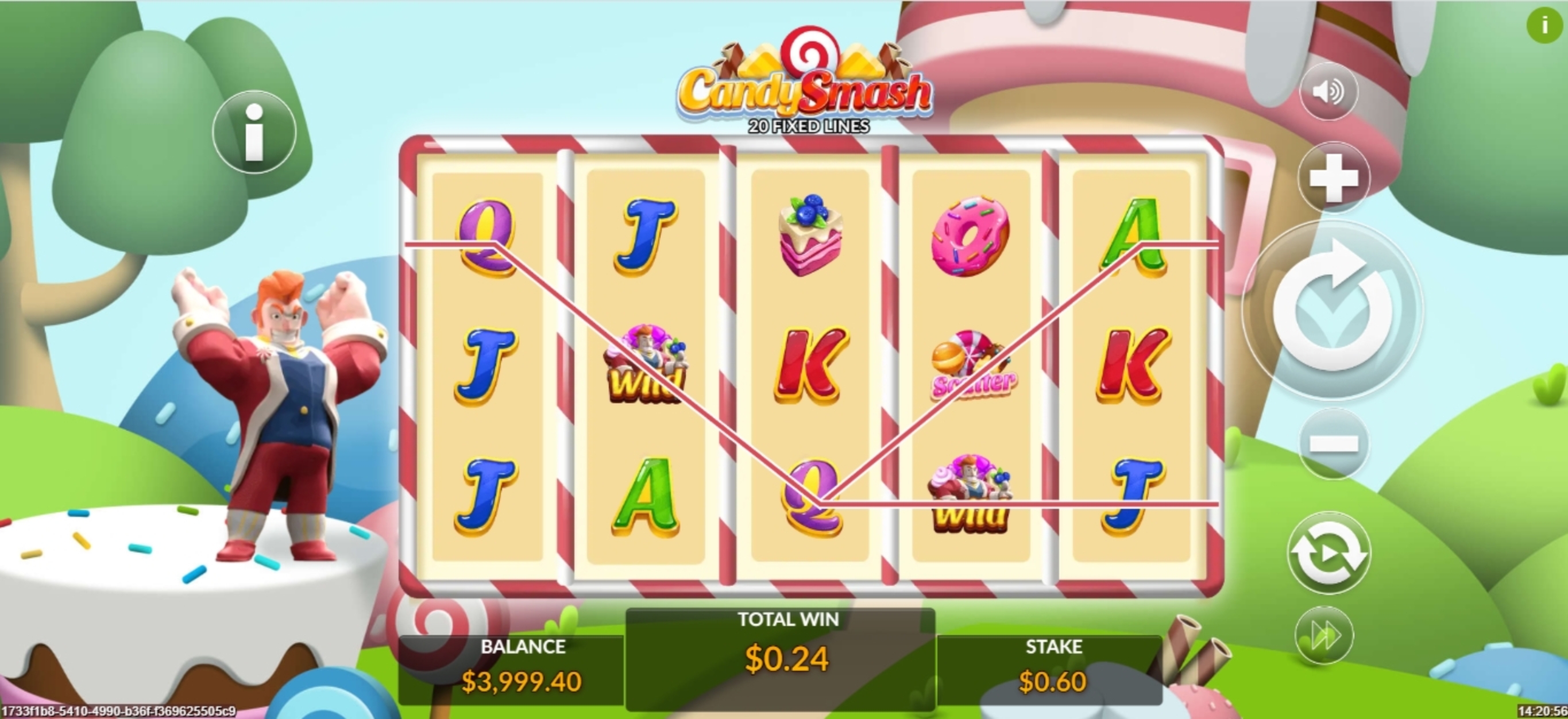 Win Money in Candy Smash Free Slot Game by Maverick