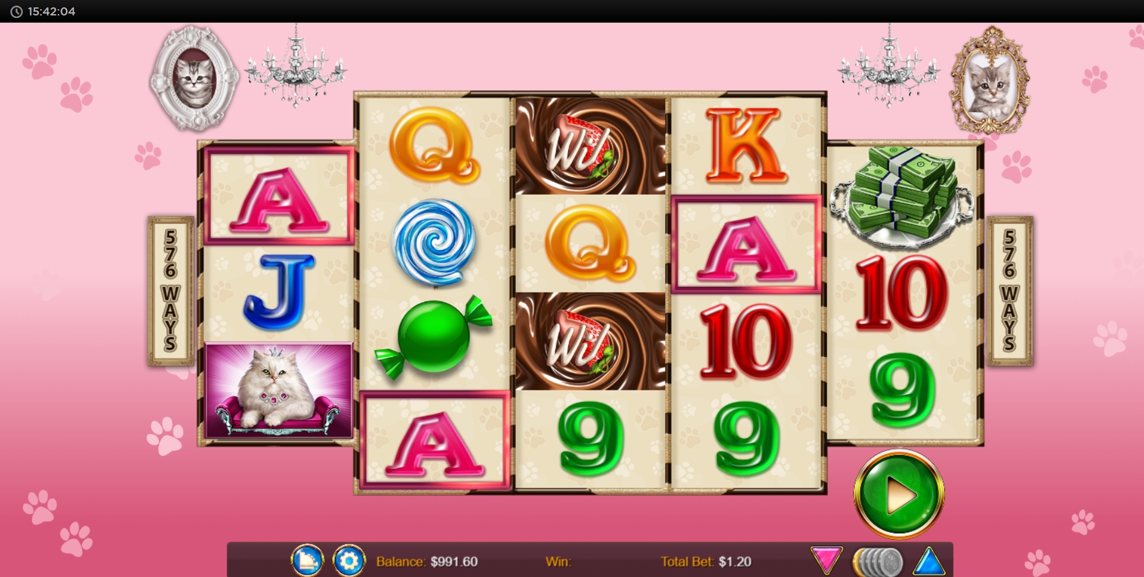 Win Money in Candy Cats and Cash Free Slot Game by Wild Streak Gaming