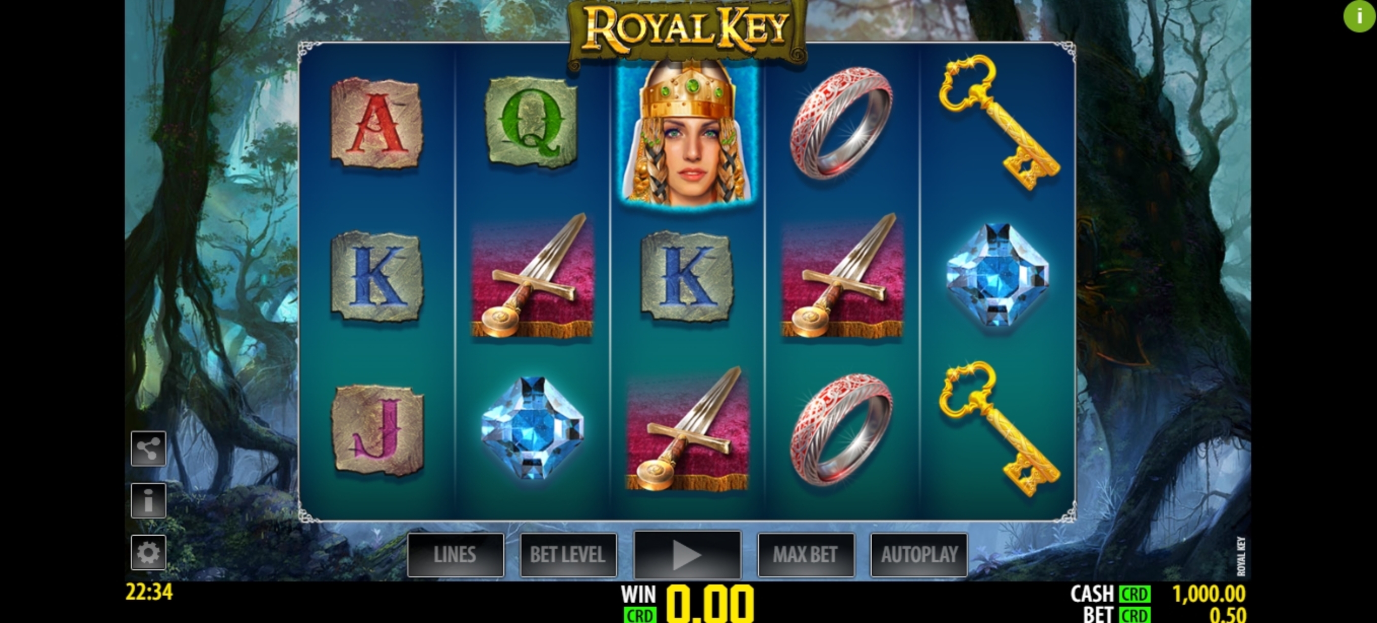 Reels in Royal Key Slot Game by World Match