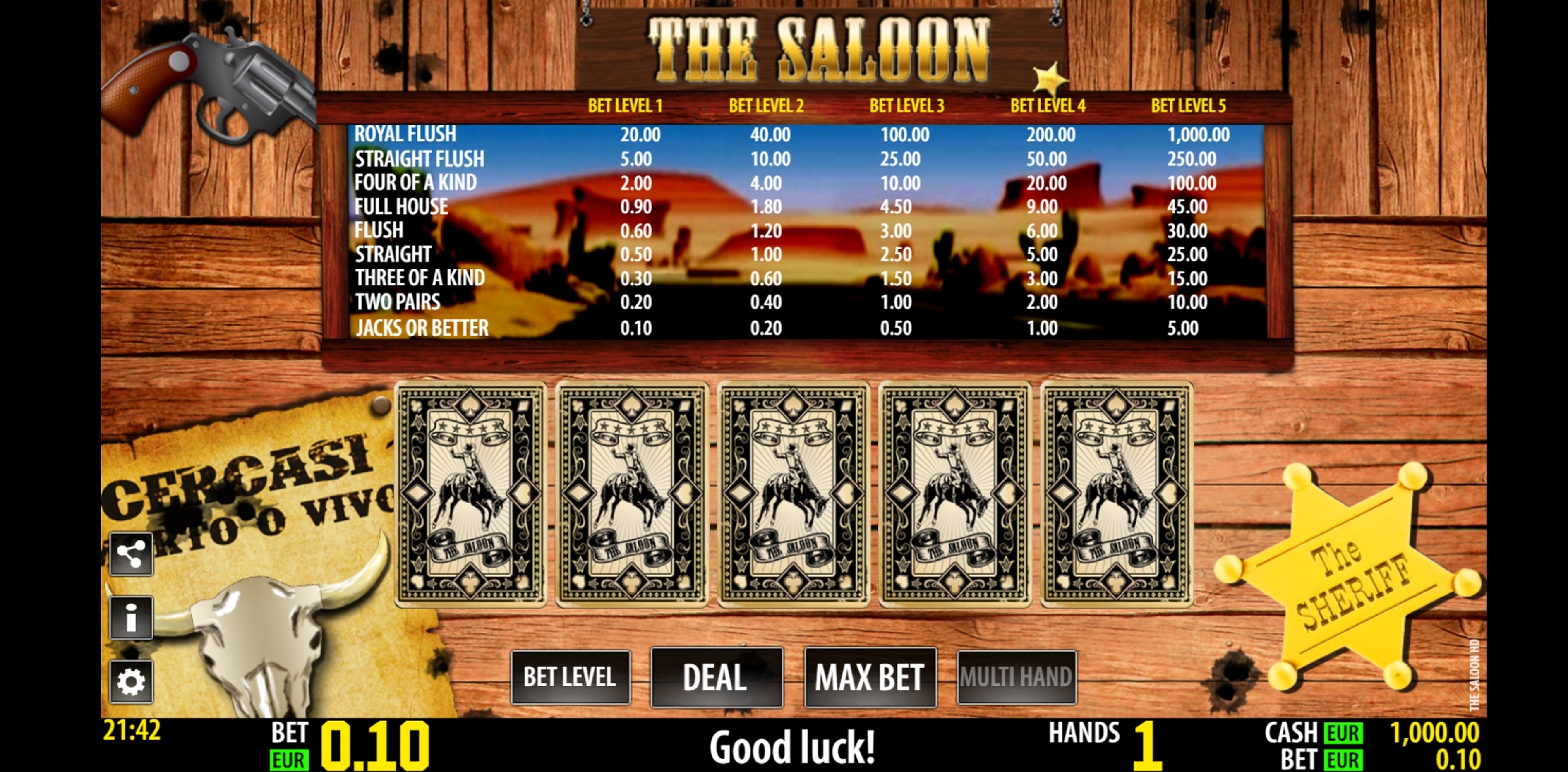 Reels in The Saloon HD Slot Game by World Match
