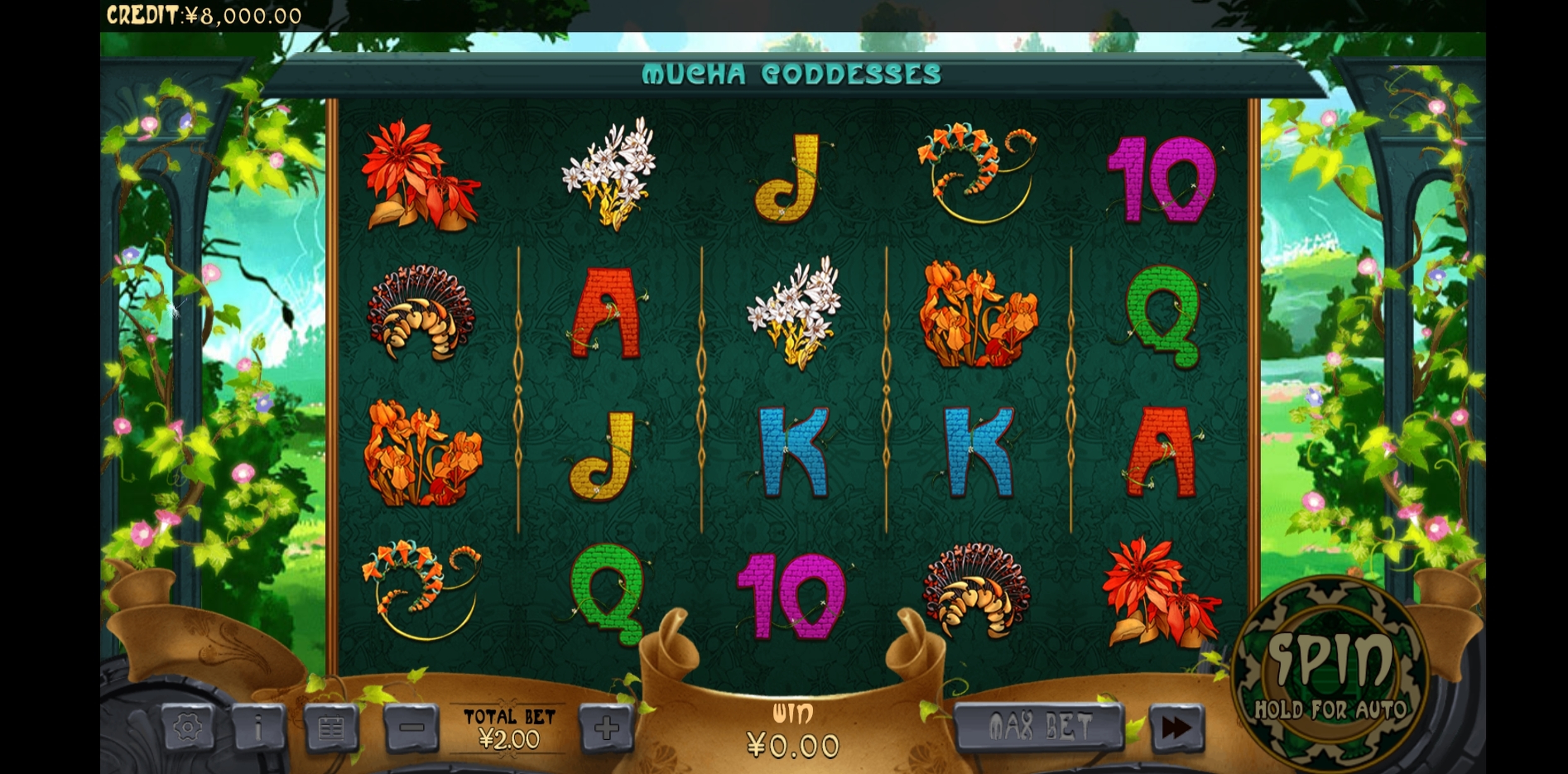 Reels in Mucha Goddesses Slot Game by XIN Gaming