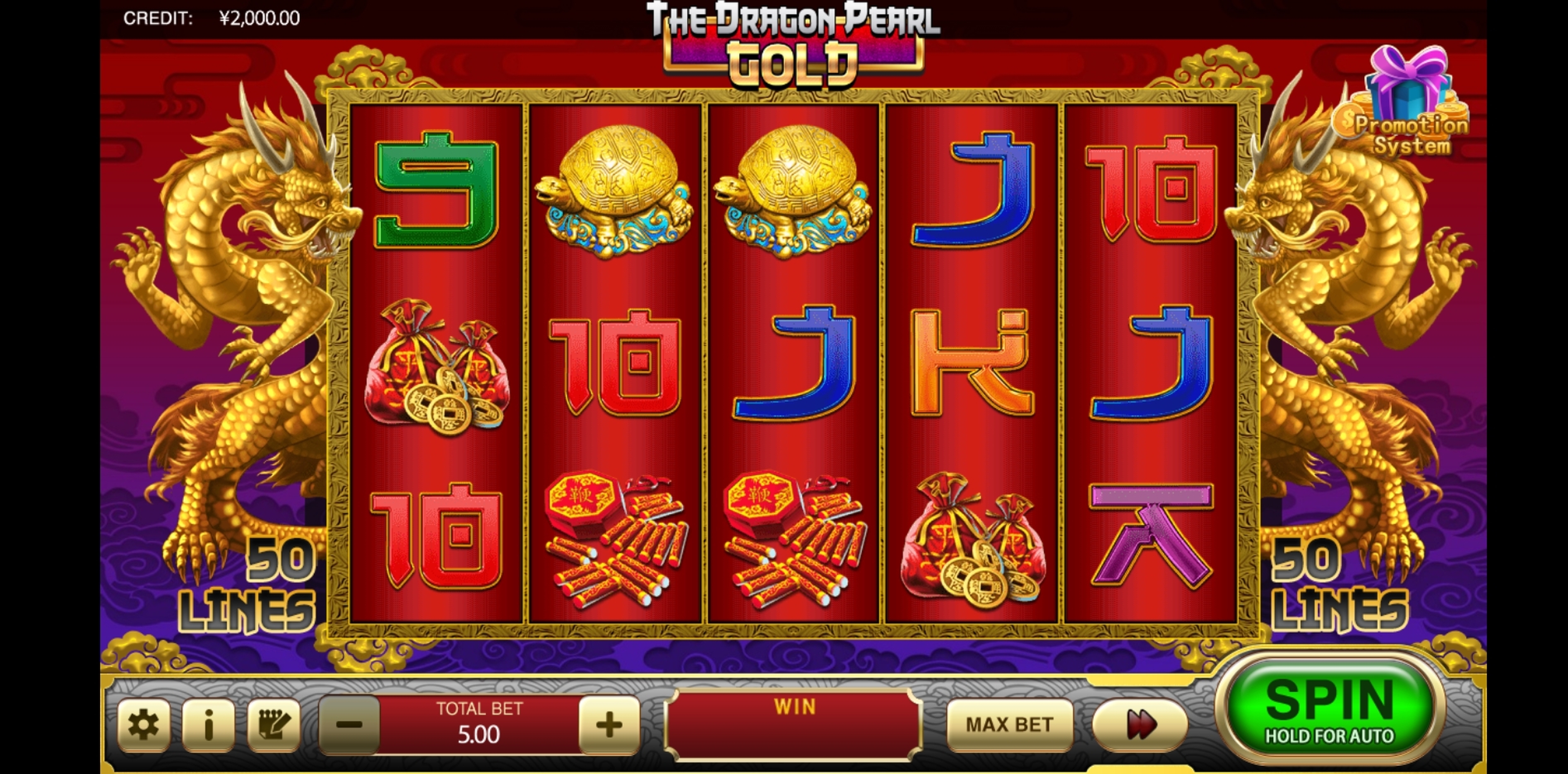 Reels in The Dragon Pearl Gold Slot Game by XIN Gaming